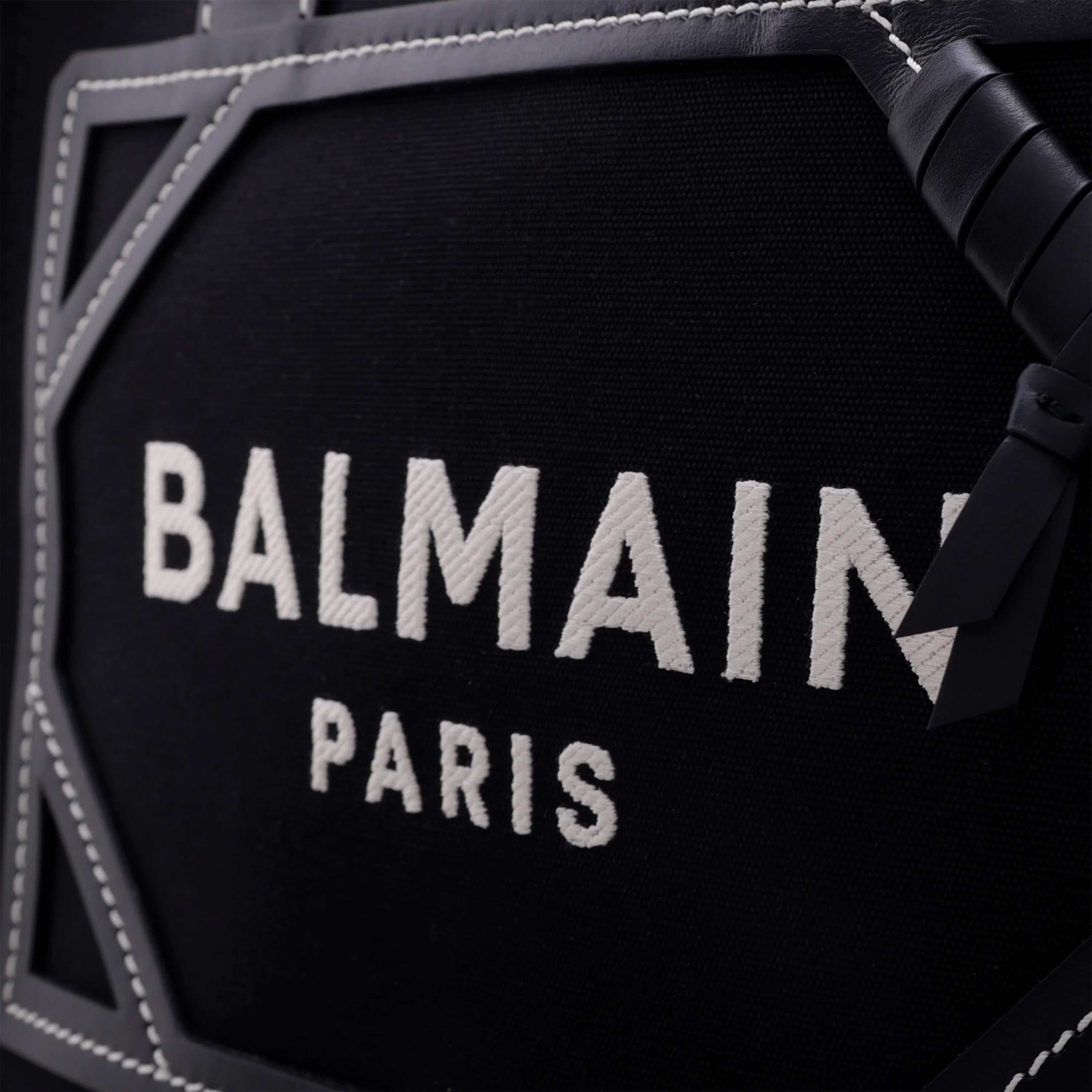 Cartera Negra Balmain B-Army Medium