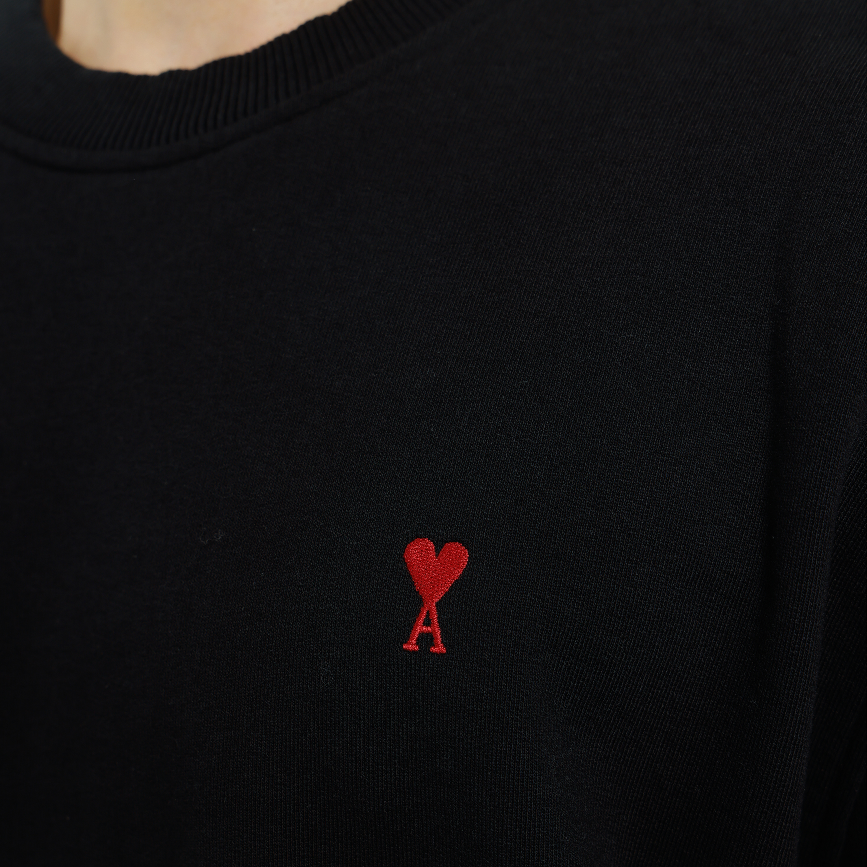 Buzo Negro Ami Paris Coeur