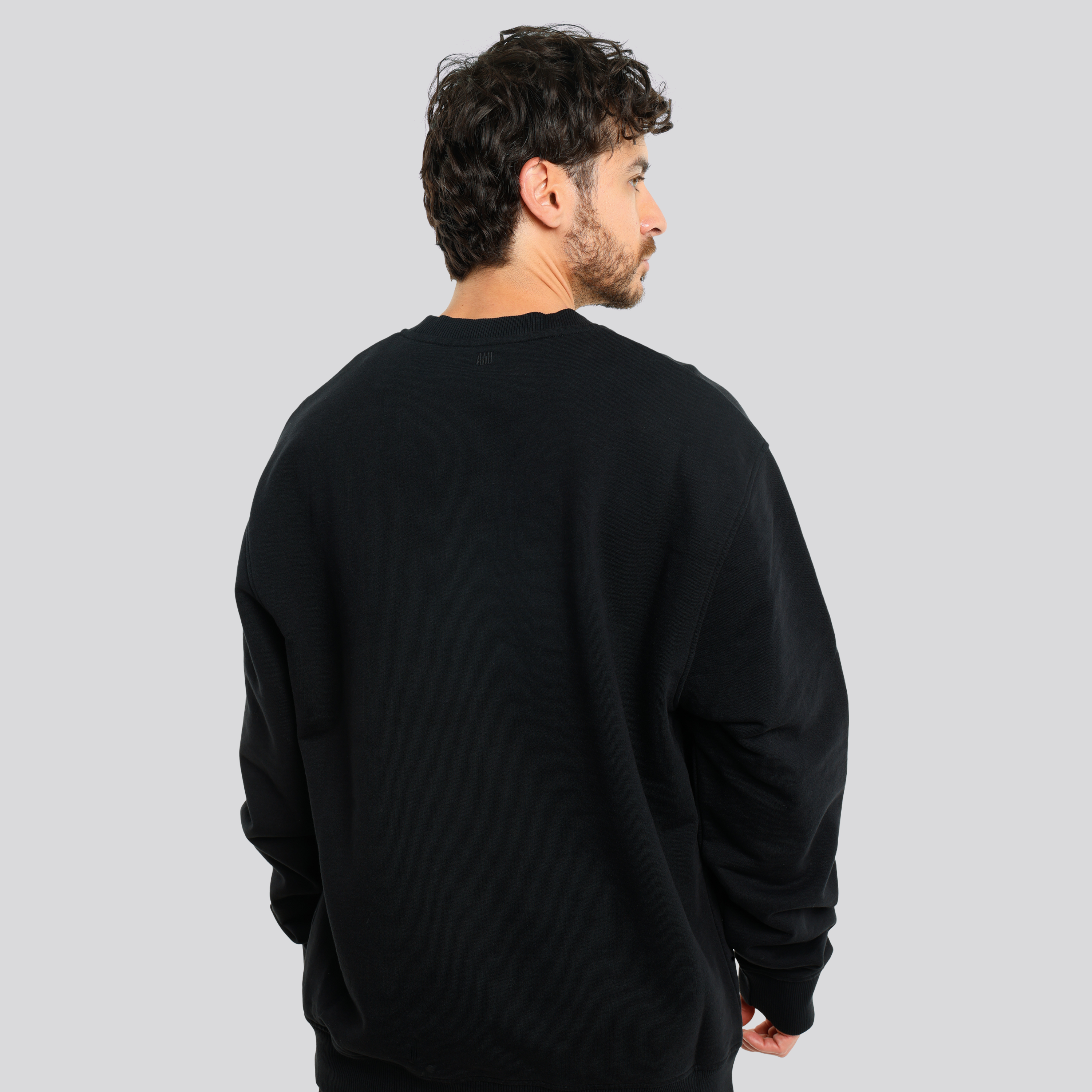 Buzo Negro Ami Paris Coeur