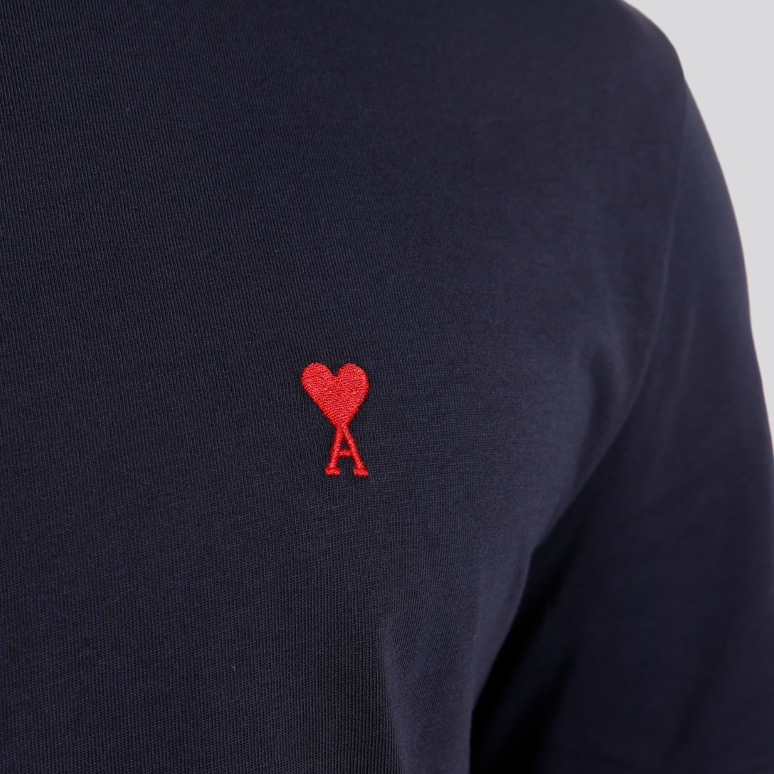 Camiseta Azul Ami Paris Coeur