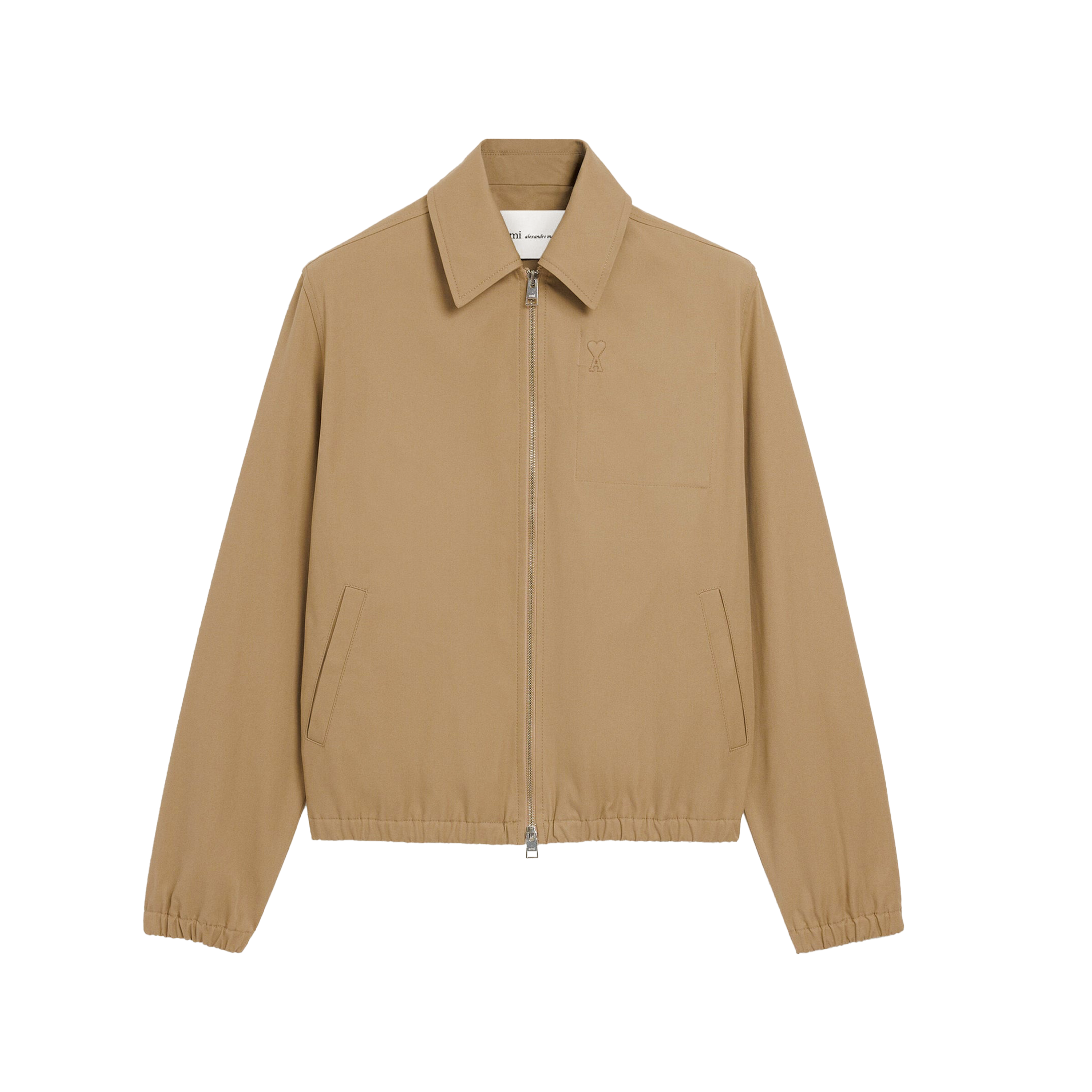 Chaqueta Beige Ami Paris Zipped
