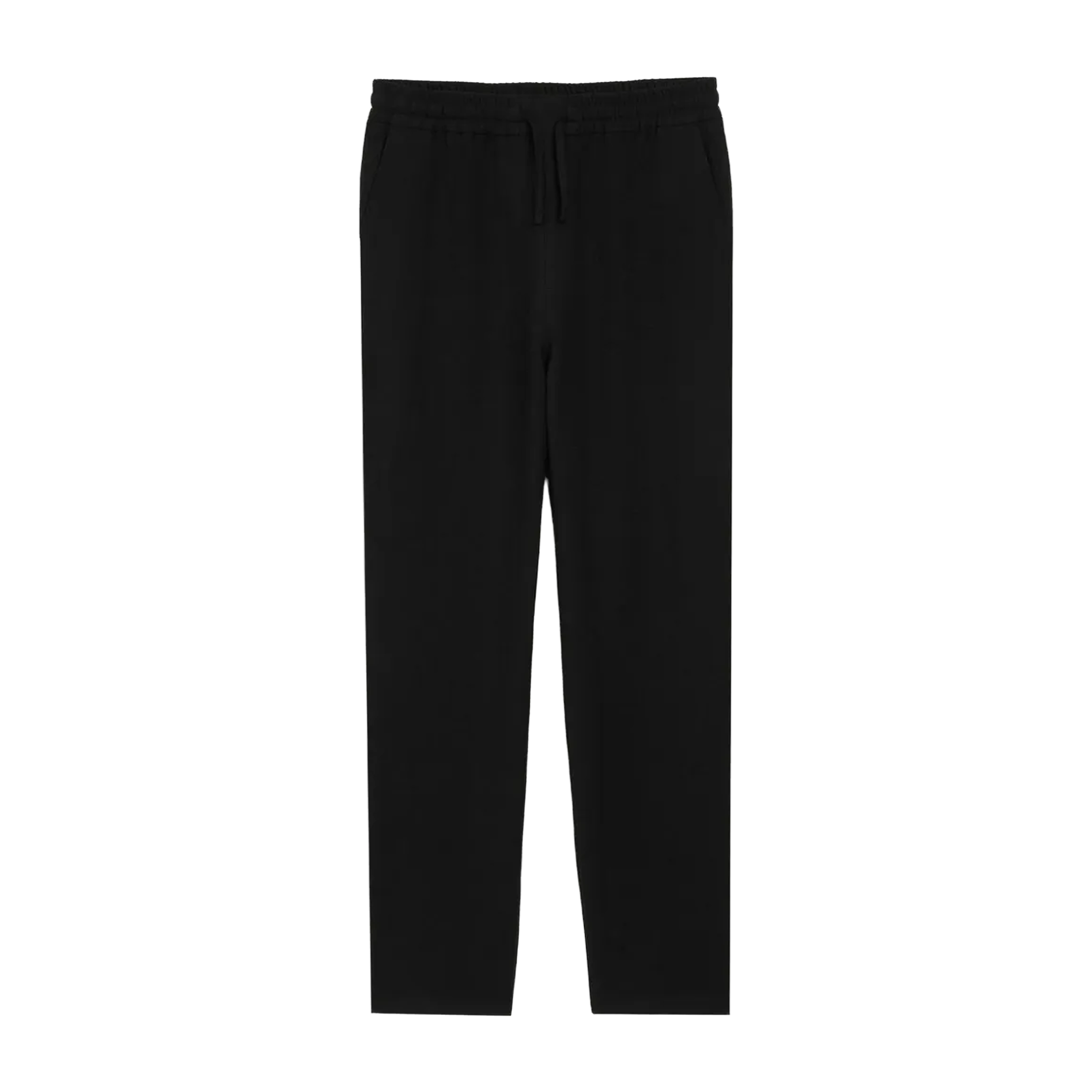 Pantalon Negro Ami Paris Elasticated Linen