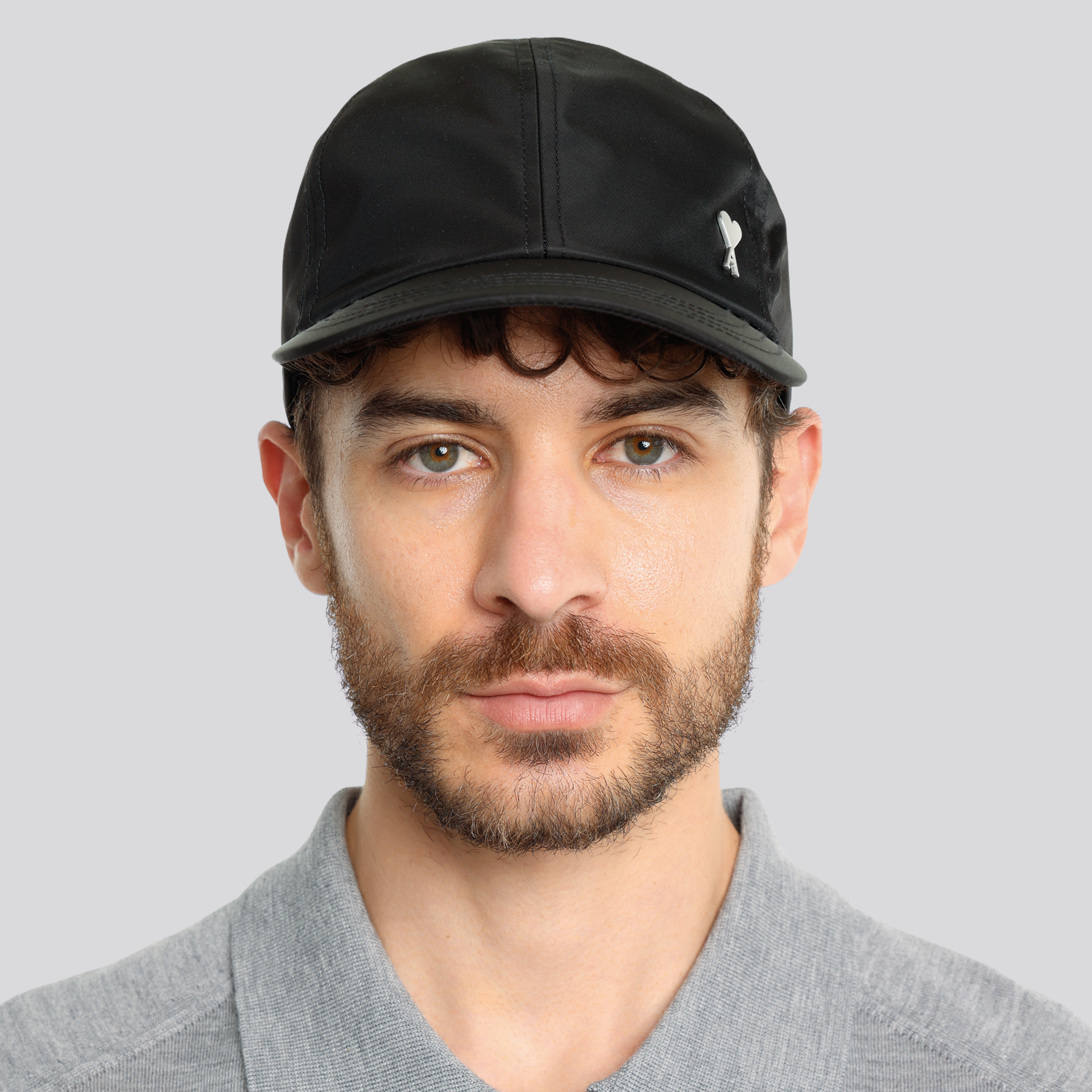 Gorra Negro Ami Paris Coeur