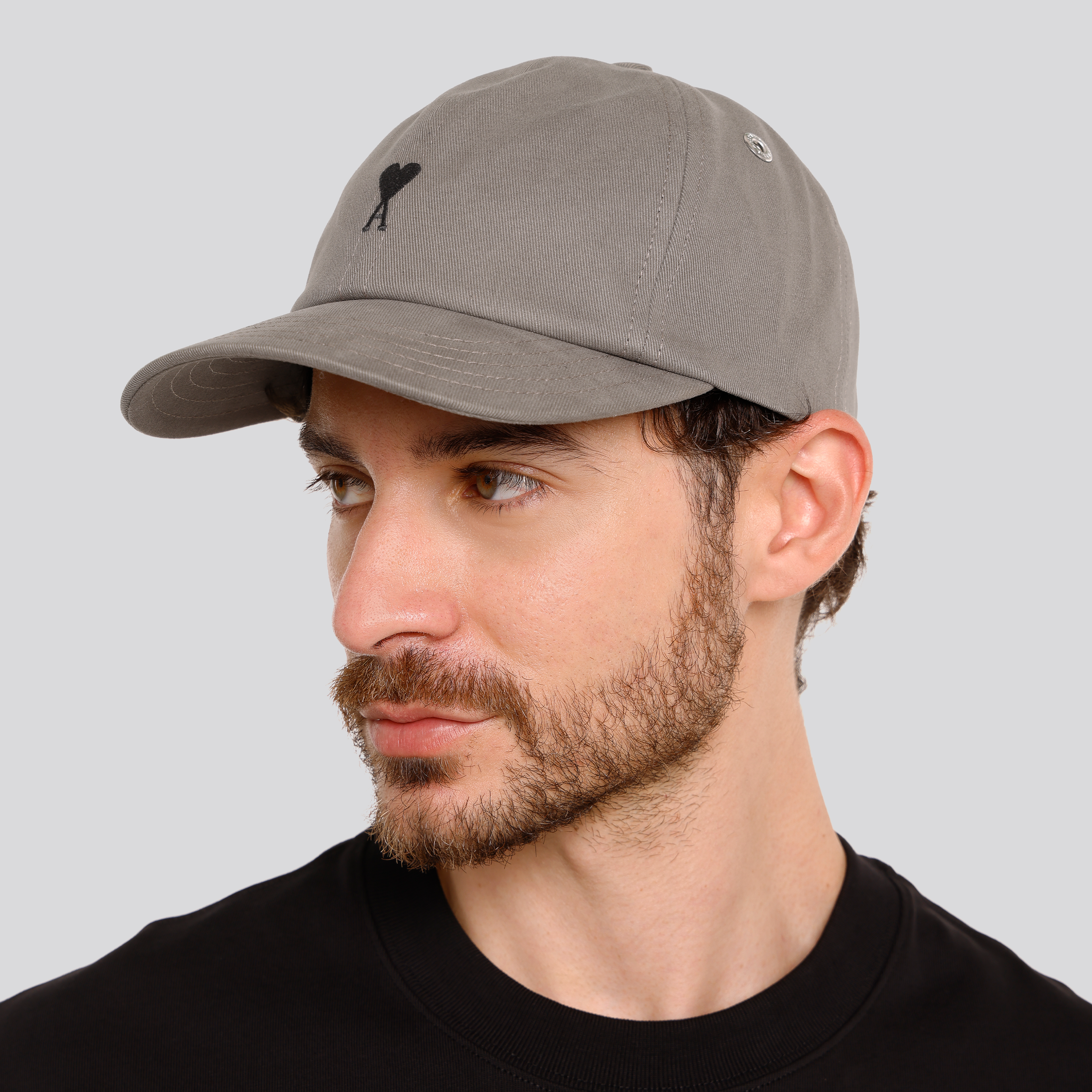 Gorra Gris Ami Paris Coeur