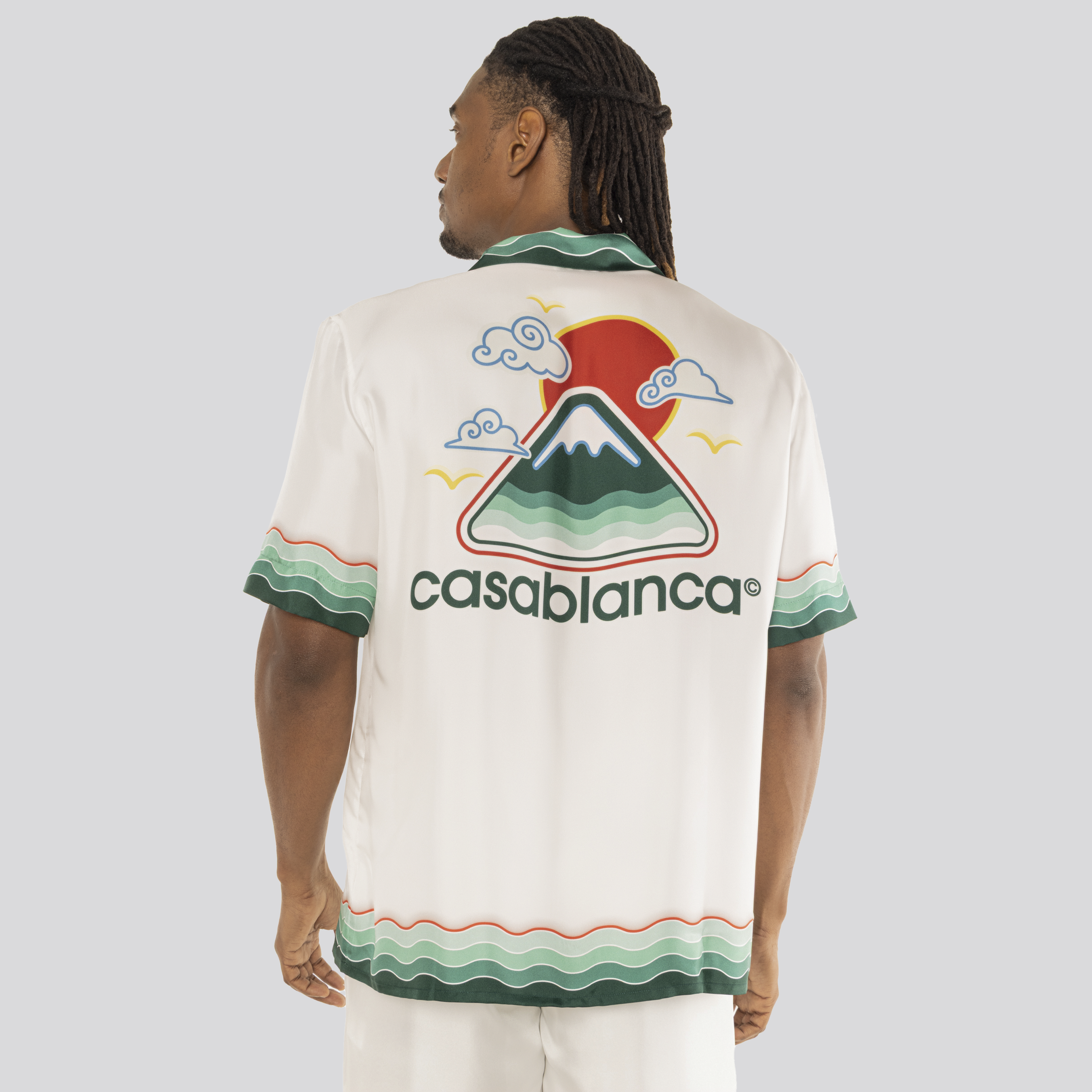 Camisa Blanca Casablanca Montagne Ondulee