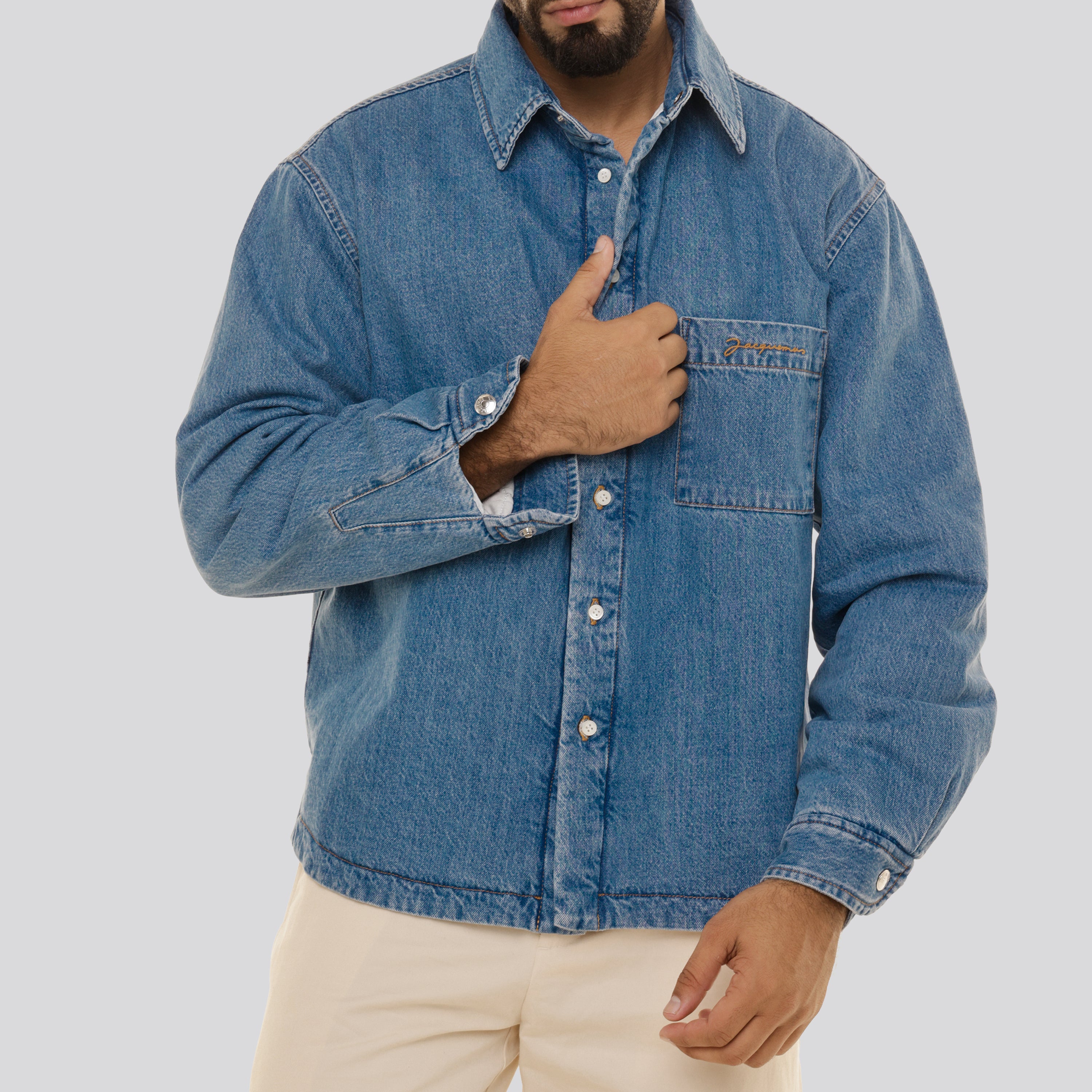 Camisa Denim Jacquemus La Chemise Boulanger