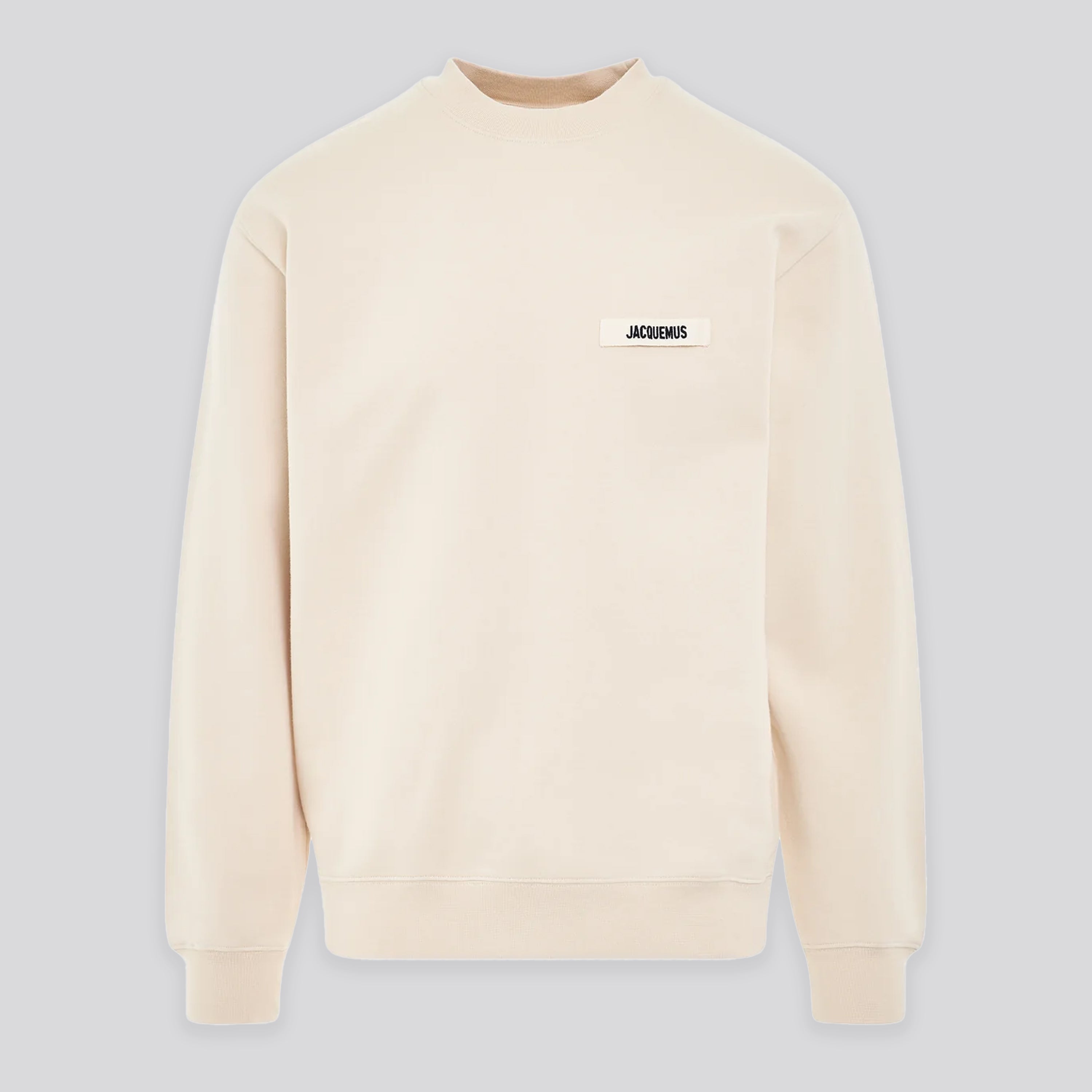 Buzo Beige Jacquemus Le Sweatshirt Gros Grain