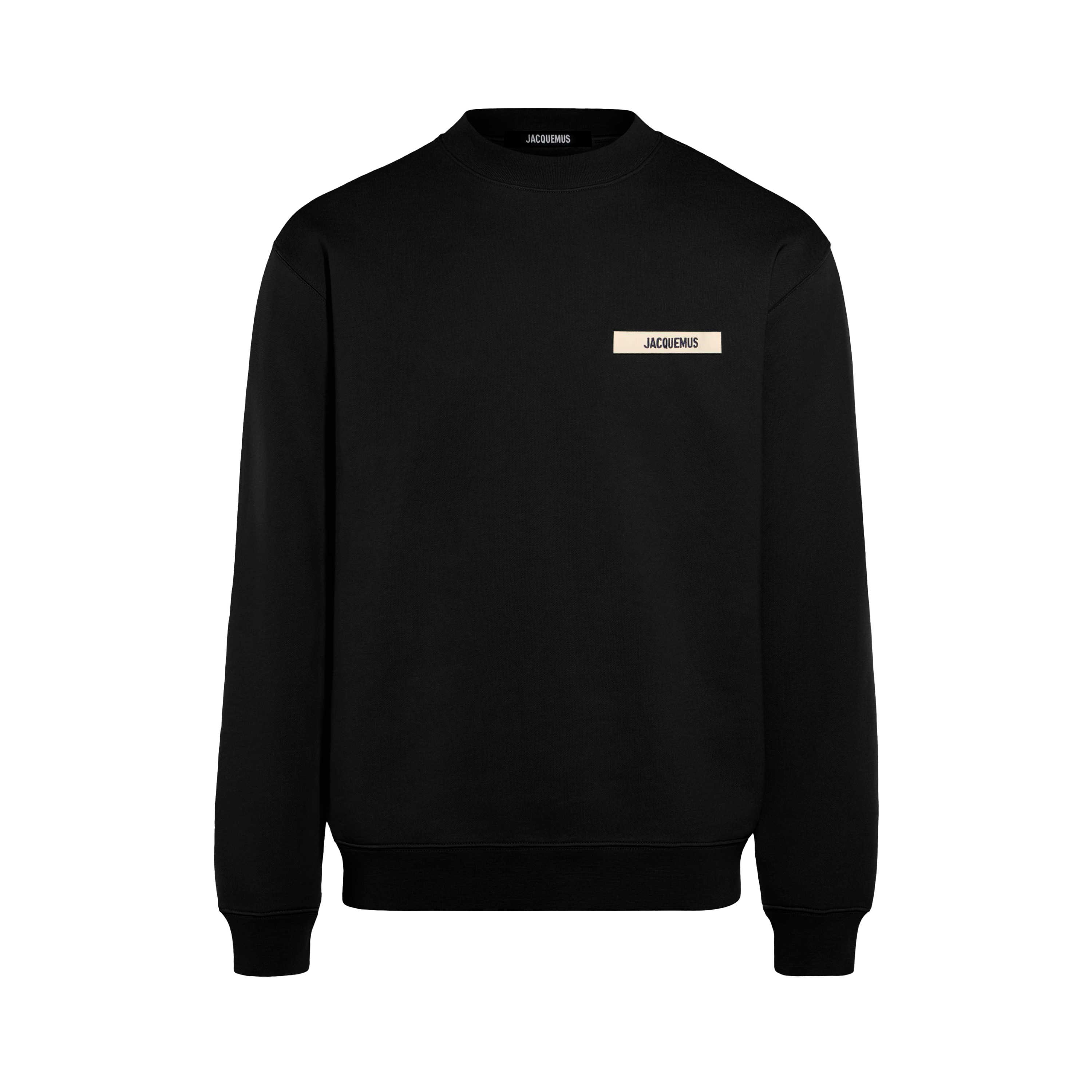 Buzo Negro Jacquemus Le Sweatshirt Gros Grain