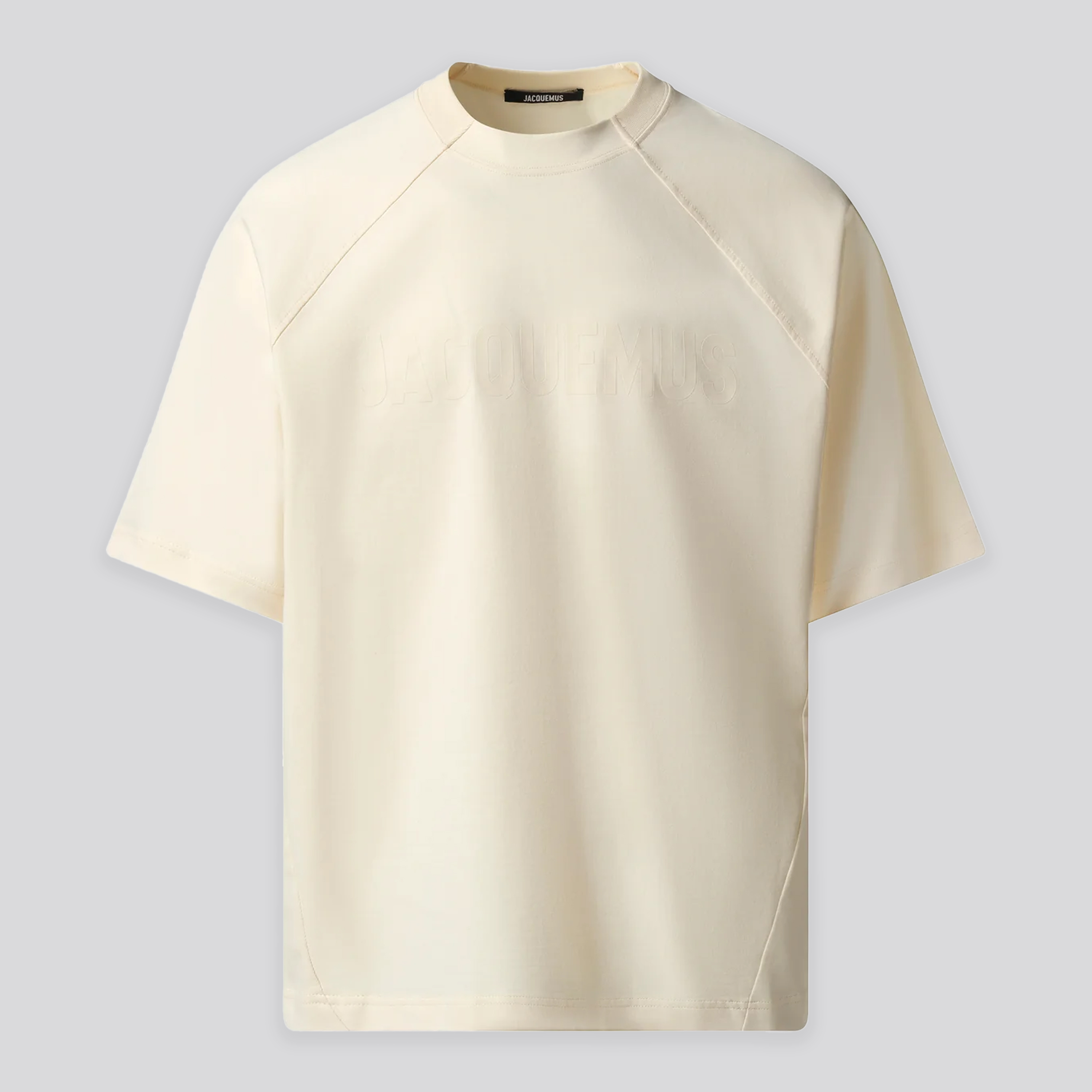 Camiseta Beige Jacquemus Le Tshirt Typo