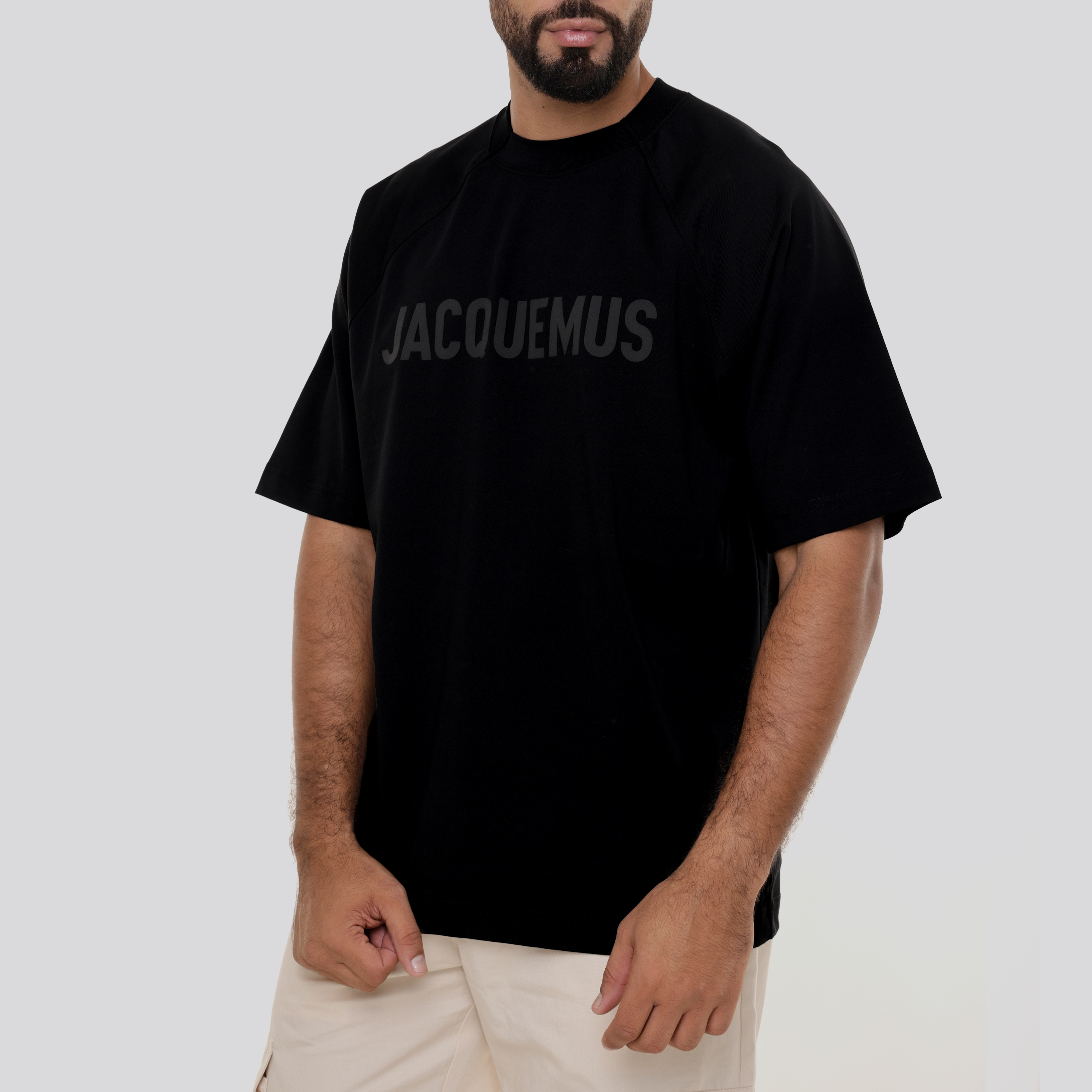 Camiseta Negra Jacquemus Le Tshirt Typo