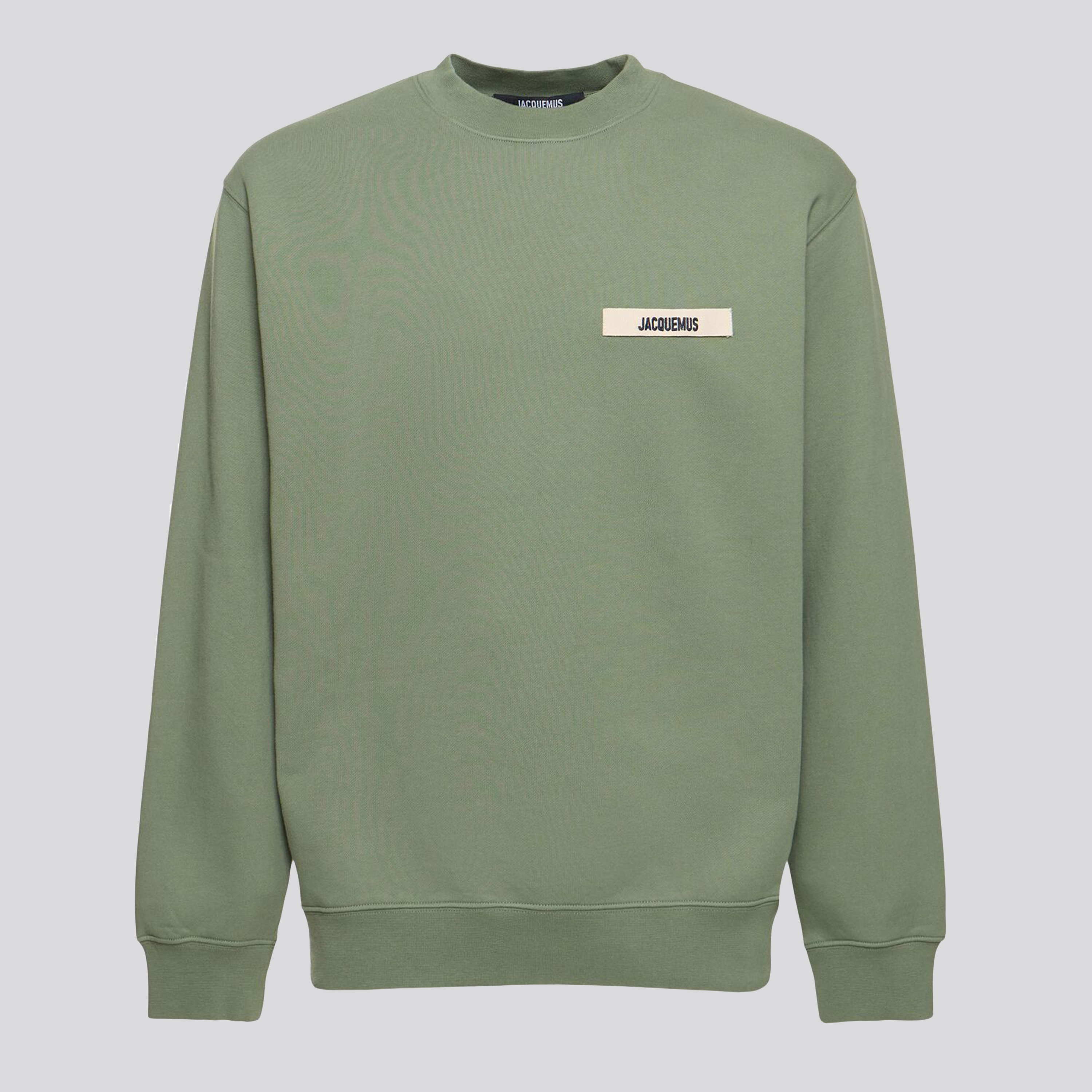 Buzo Verde Jacquemus Le Sweatshirt Gros Grain