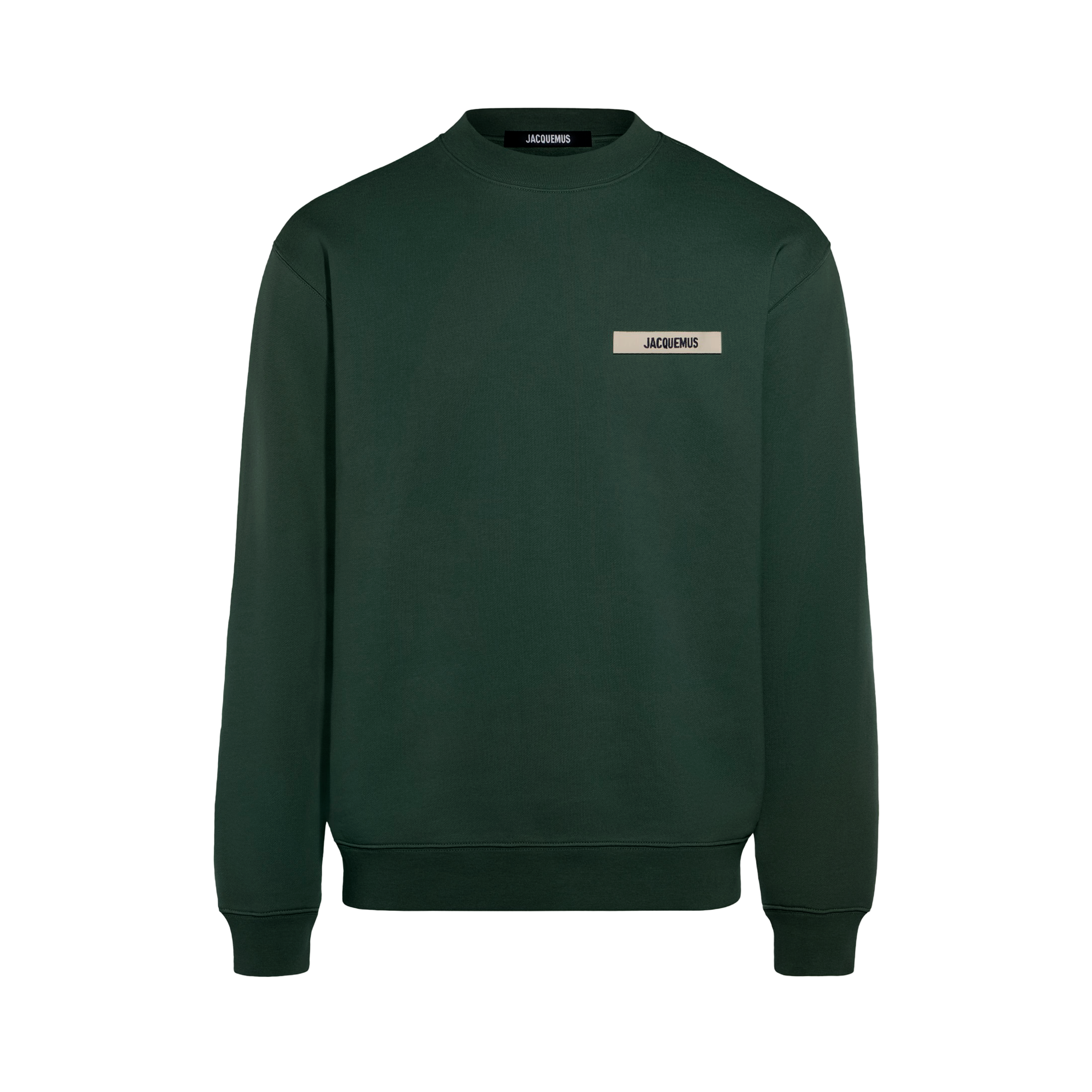 Buzo Verde Jacquemus Le Sweatshirt Gros Grain