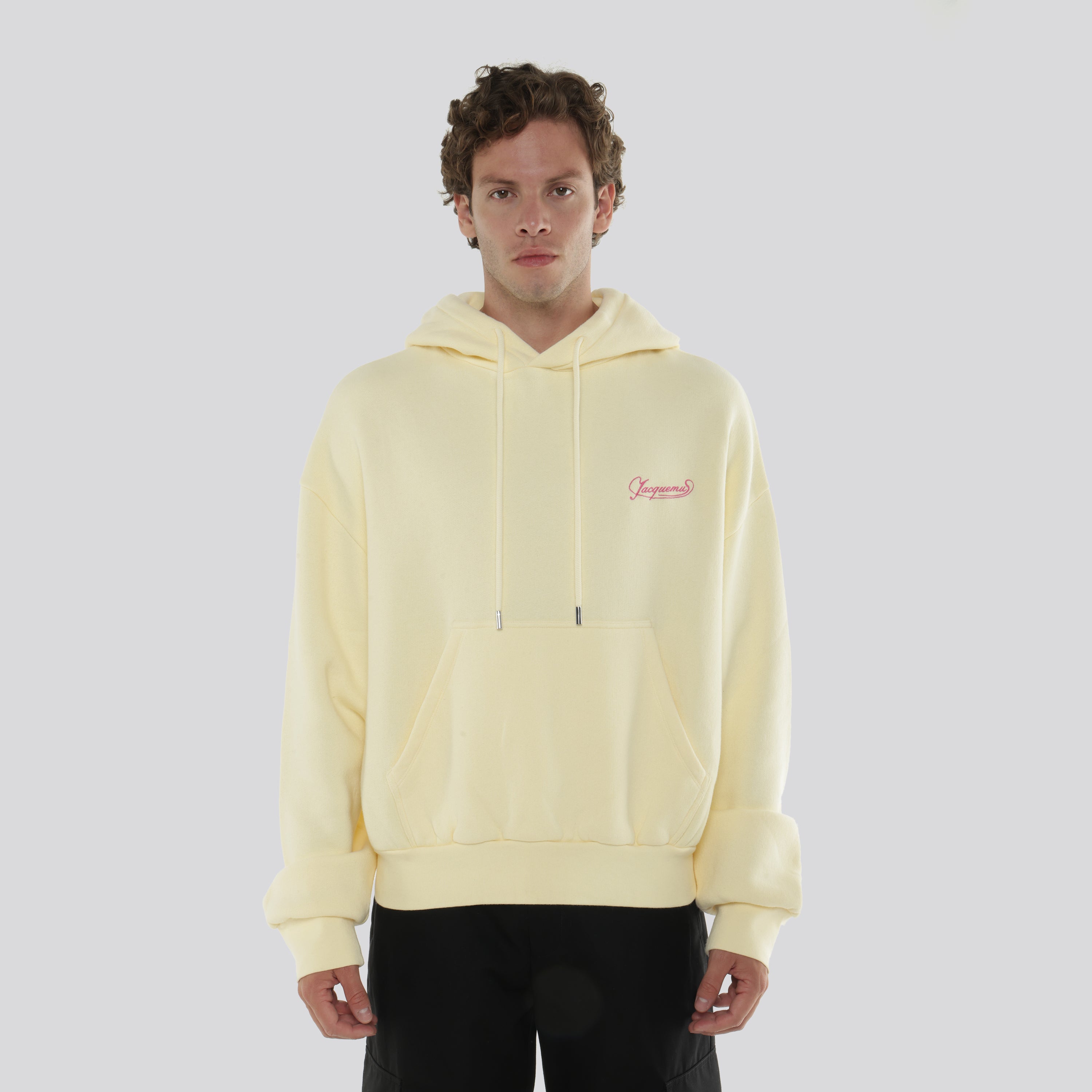 Hoodie Beige Jacquemus Le Hoodie Corto