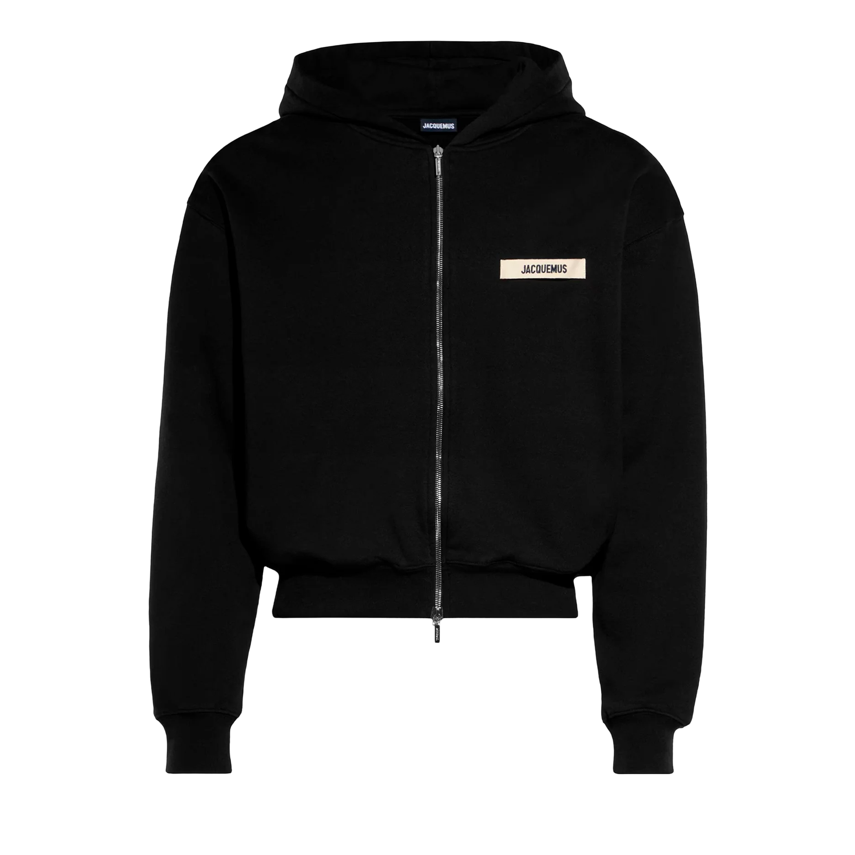 Chaqueta Negra Jacquemus Le Hoodie Zip