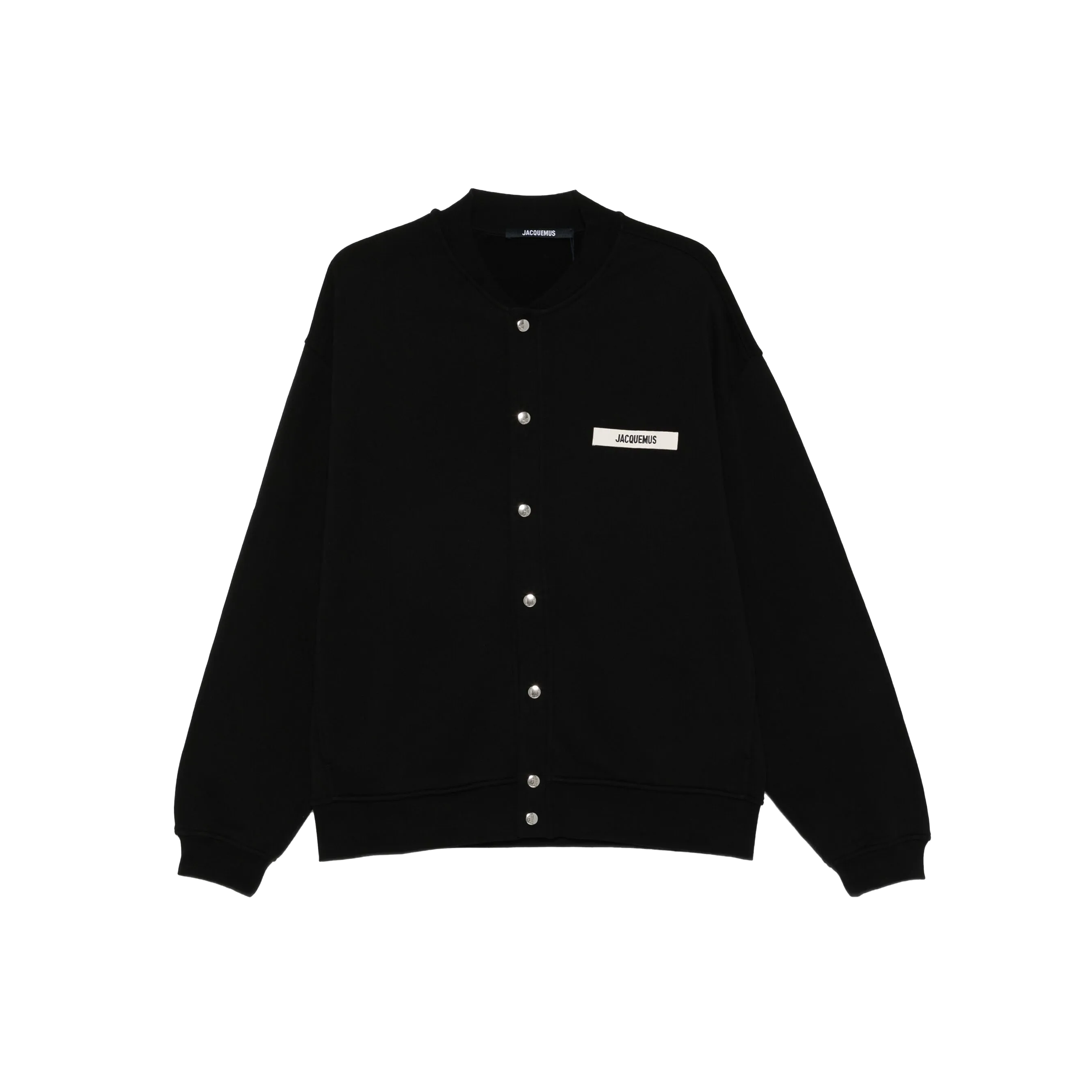 Chaqueta Negra Jacquemus Le Cardigan Gros Grain