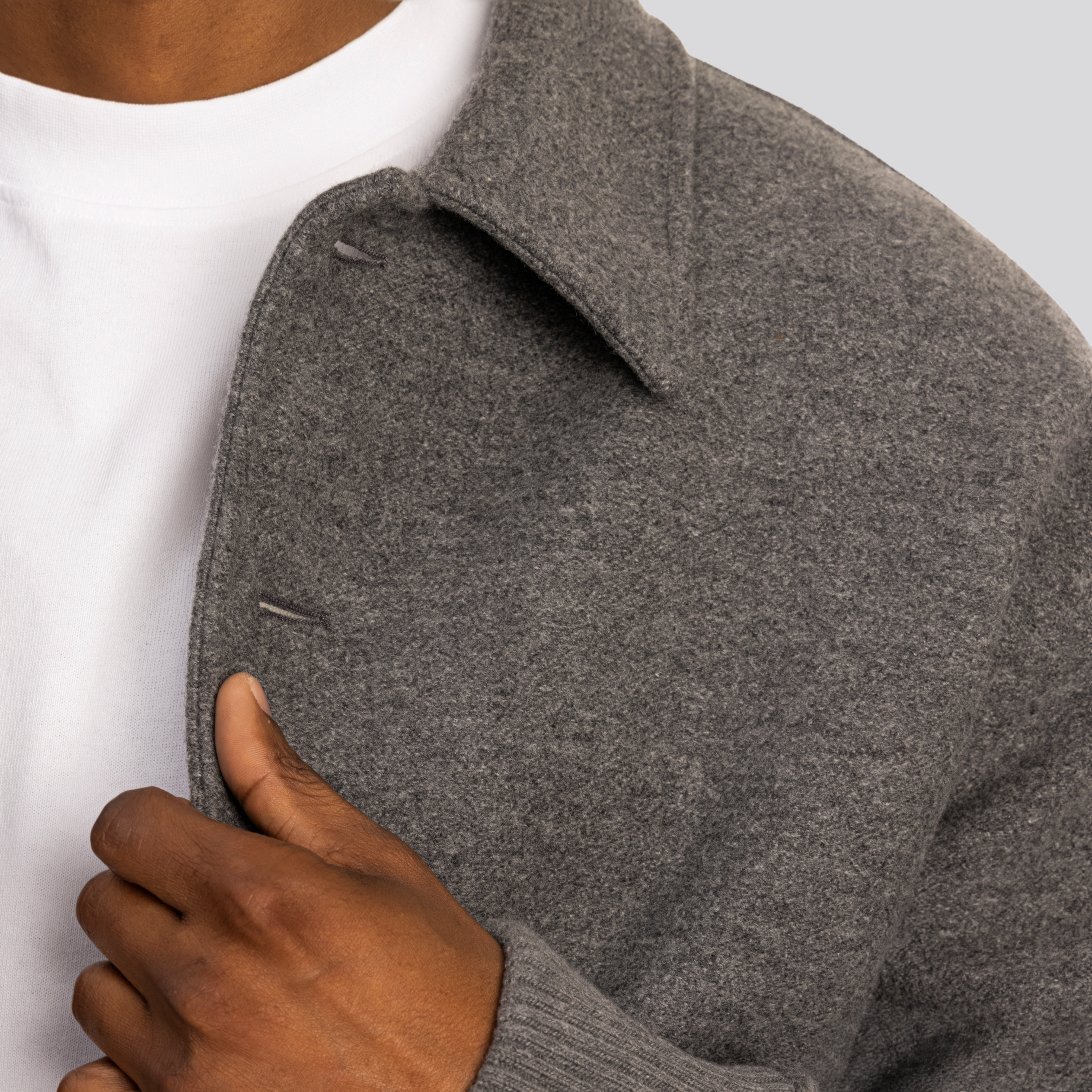 Chaqueta Gris Jacquemus Le Bomber Feltro
