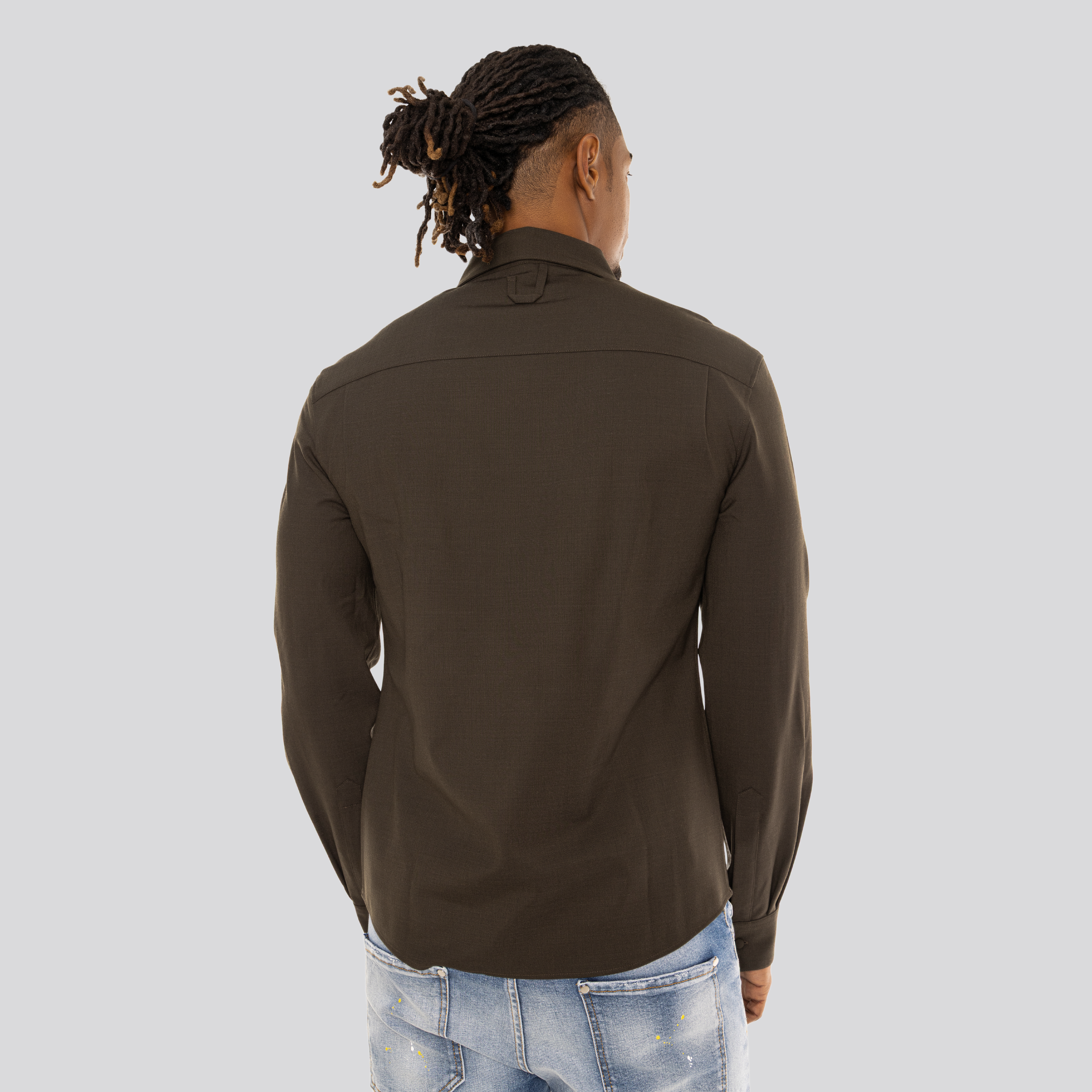 Camisa Khaki Jacquemus La Chemise Mondani