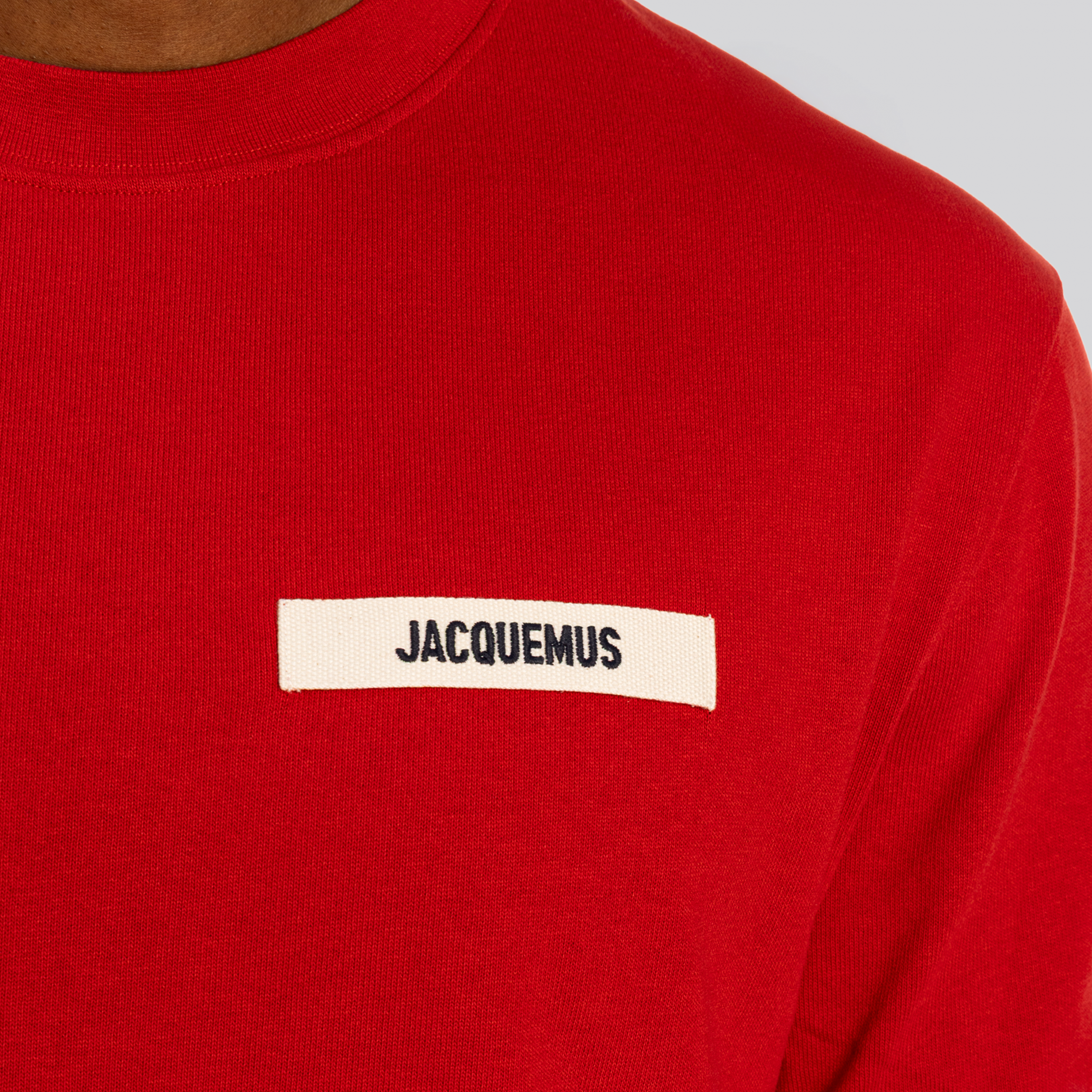 Camiseta Rojo Jacquemus Le Tshirt Gros Grain