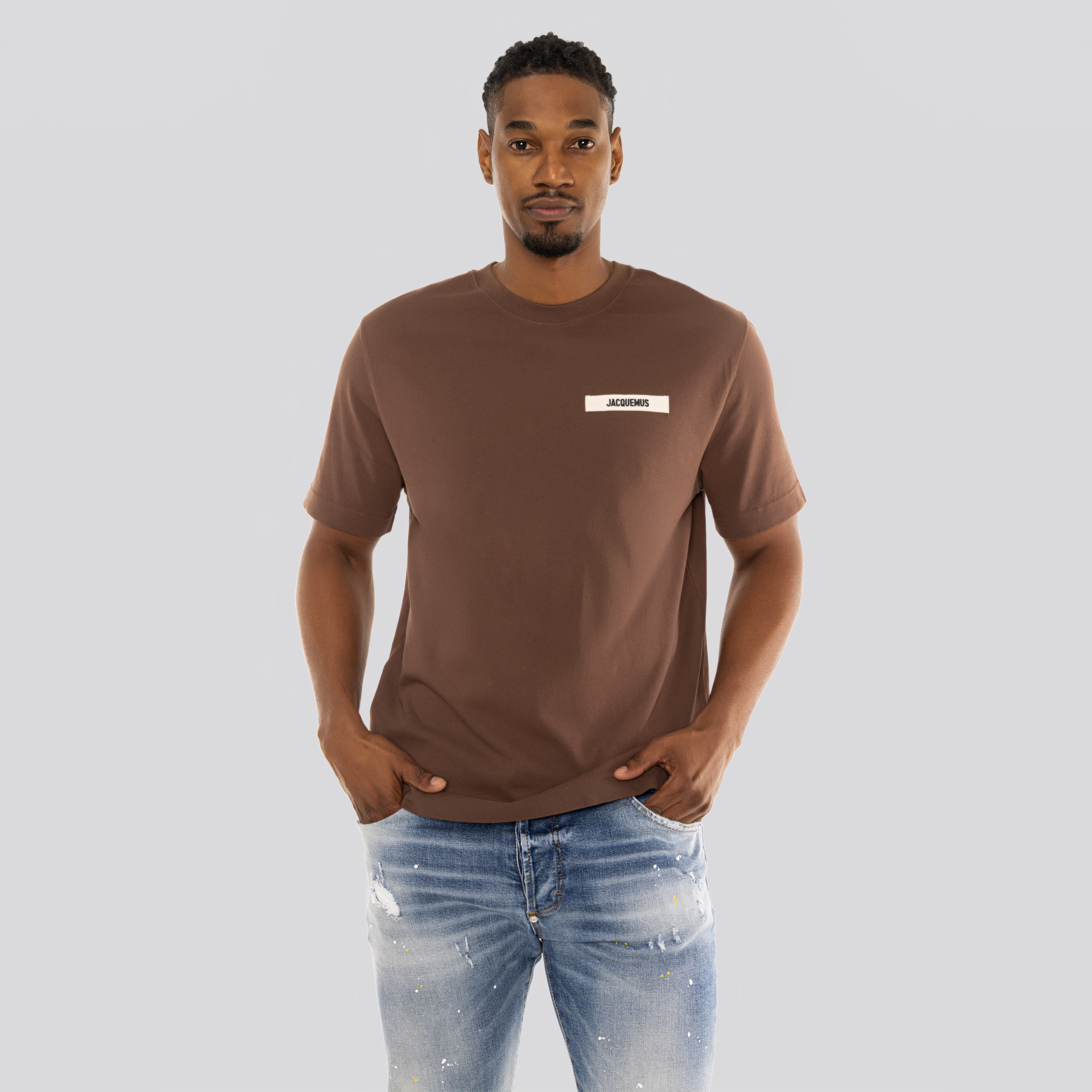 Camiseta Café Jacquemus Le Tshirt Gros Grain
