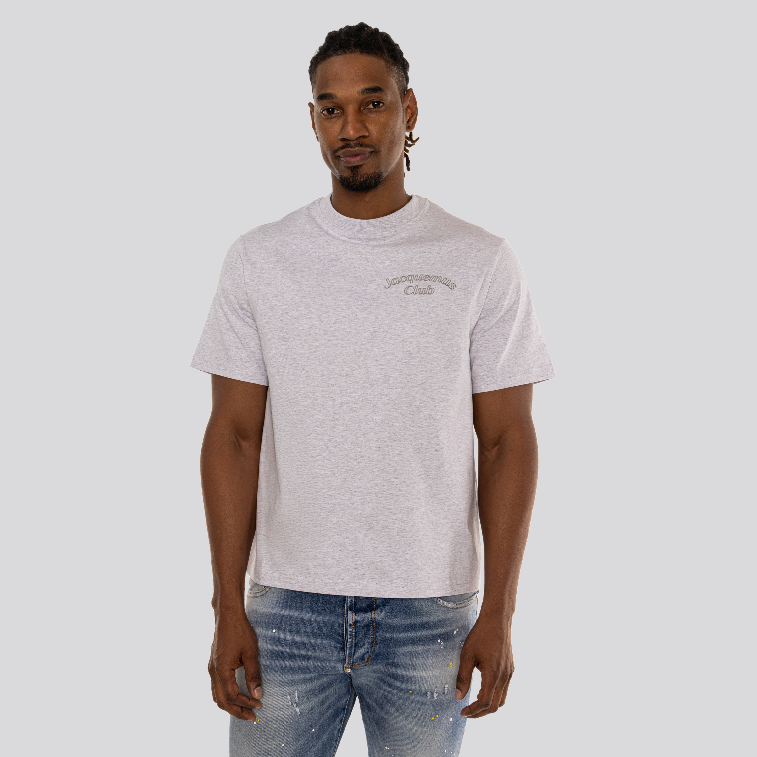Camiseta Gris Jacquemus Le Tshirt Club