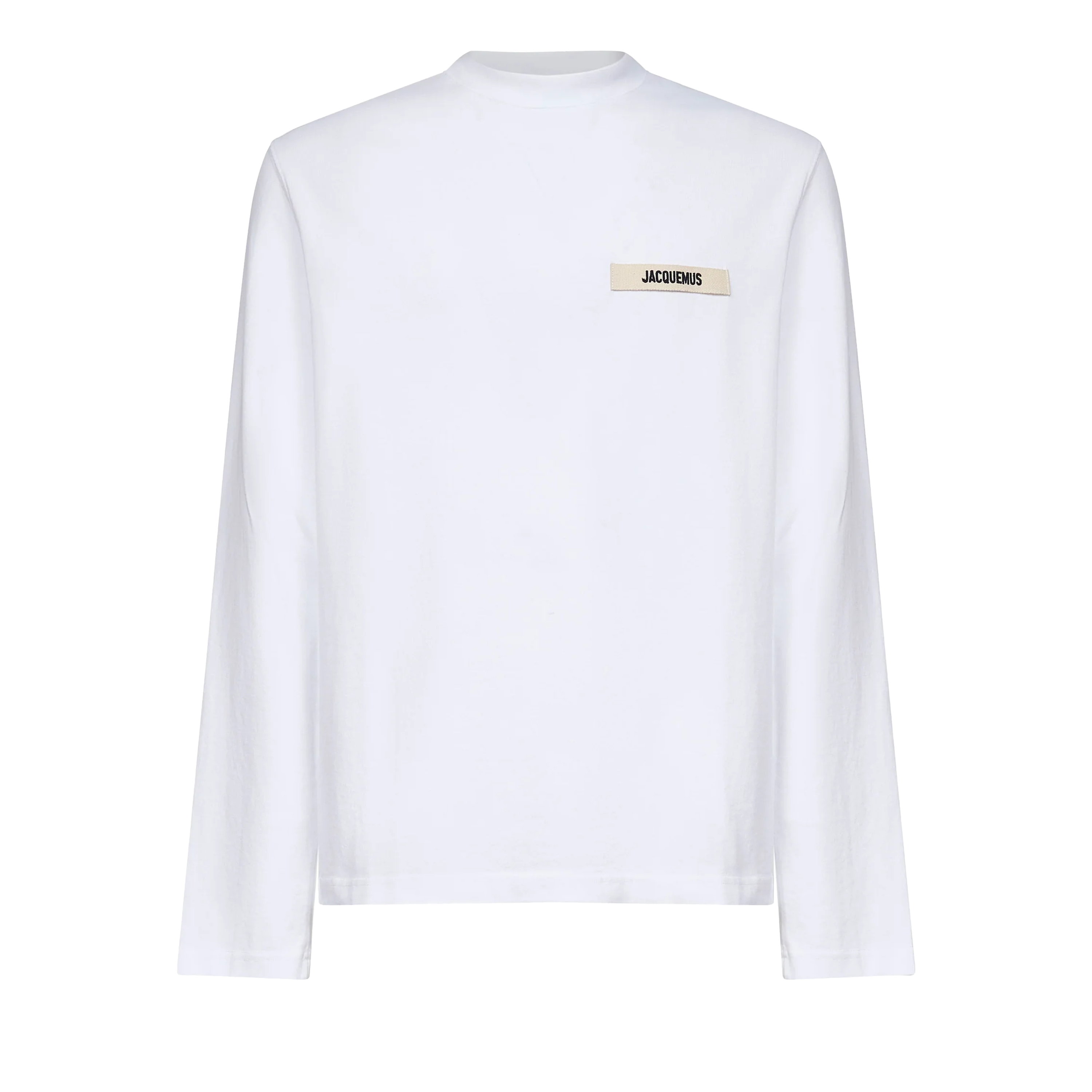 Camiseta Blanco Jacquemus Le Tshirt Gros Grain Long Sleeves