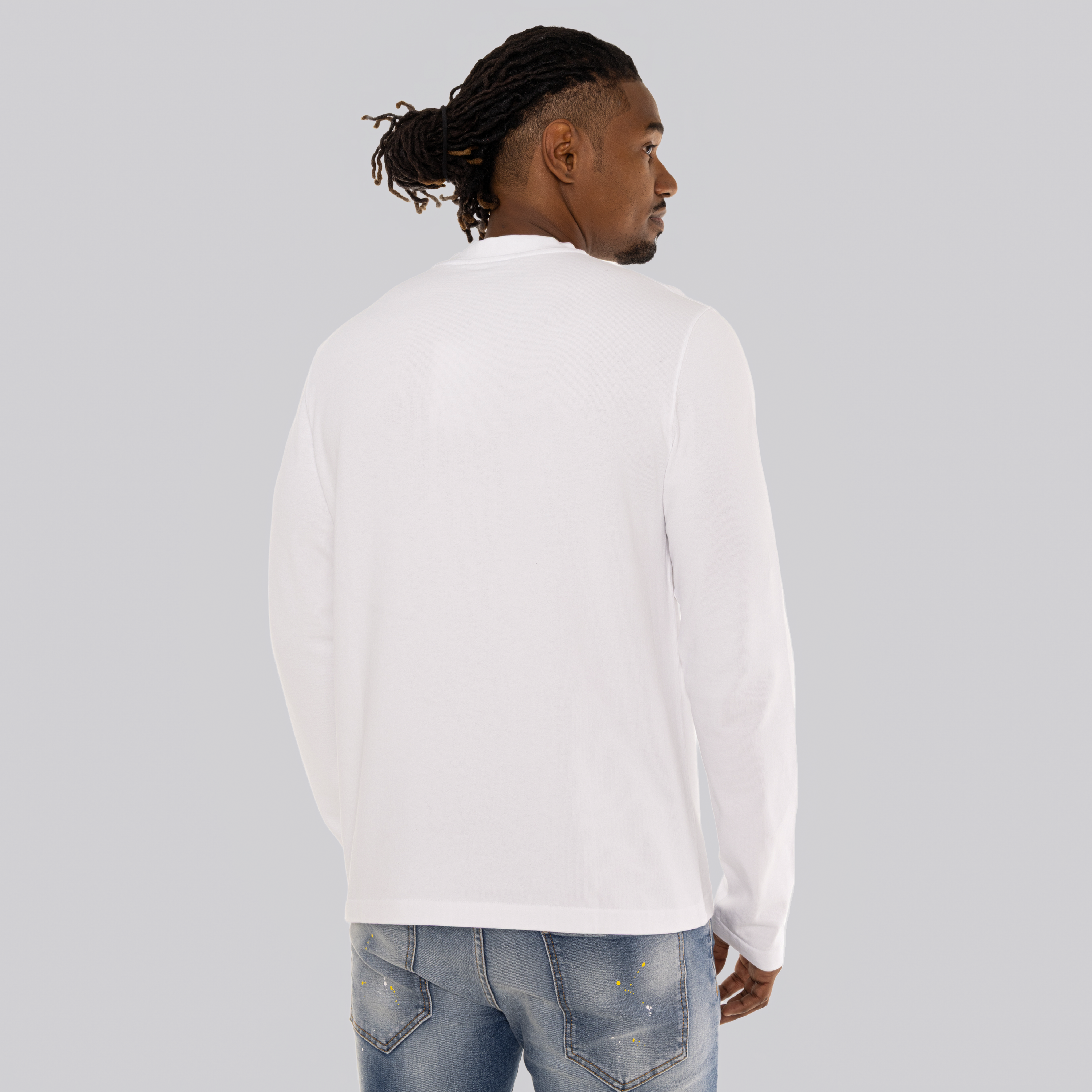 Camiseta Blanco Jacquemus Le Tshirt Gros Grain Long Sleeves
