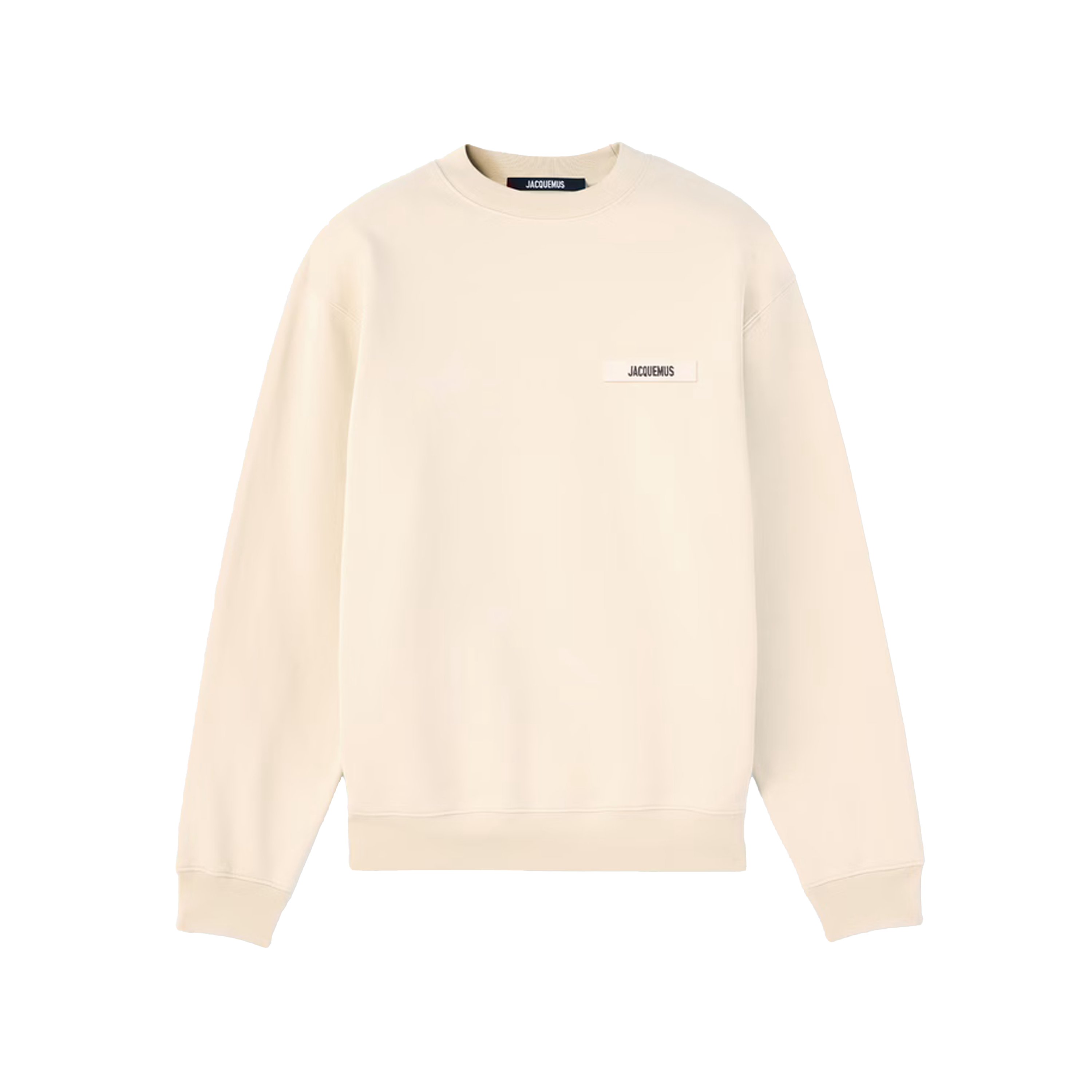 Camiseta Beige Jacquemus Le Tshirt Gros Grain Long Sleeves