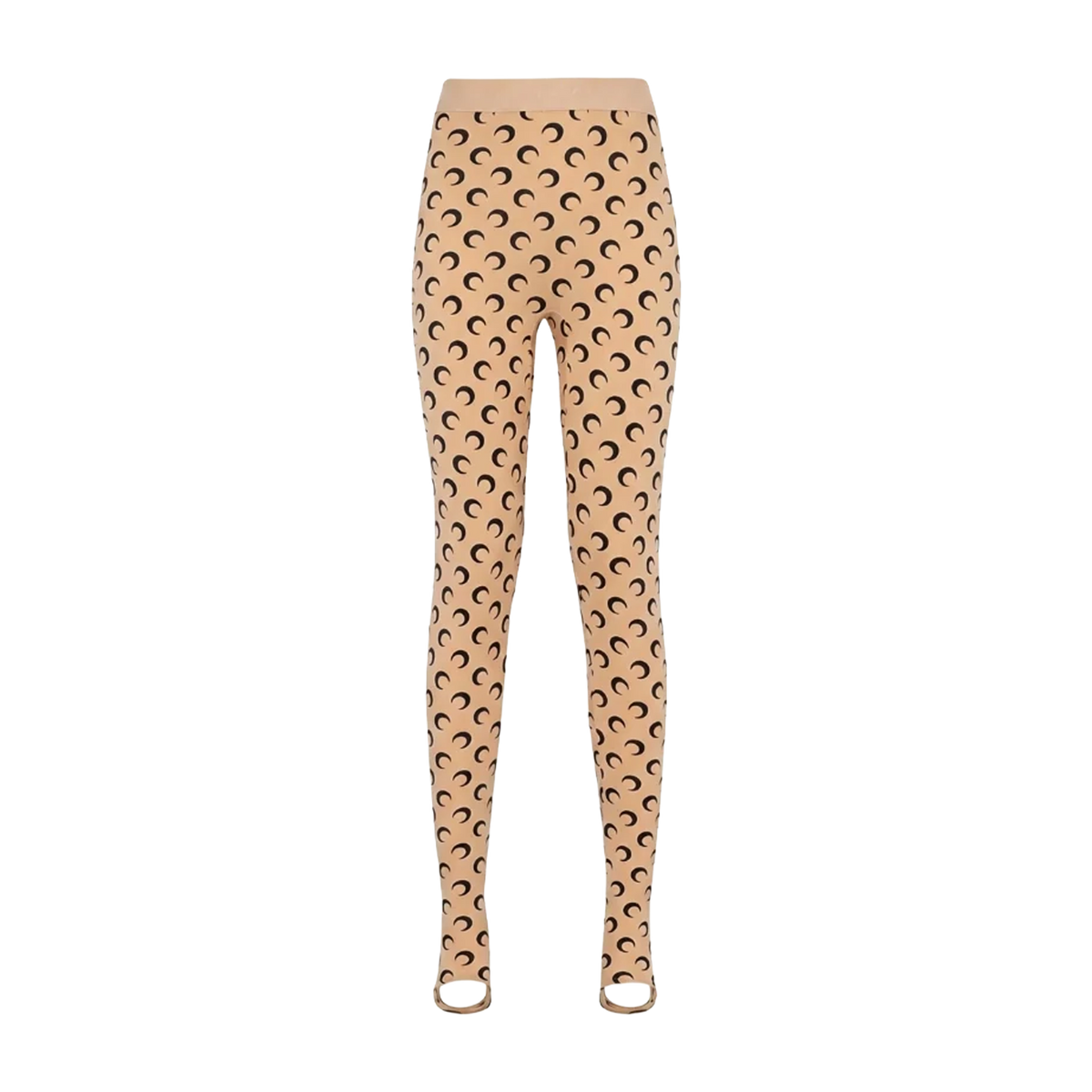 Legging Beige Marine Serre Moon Printed