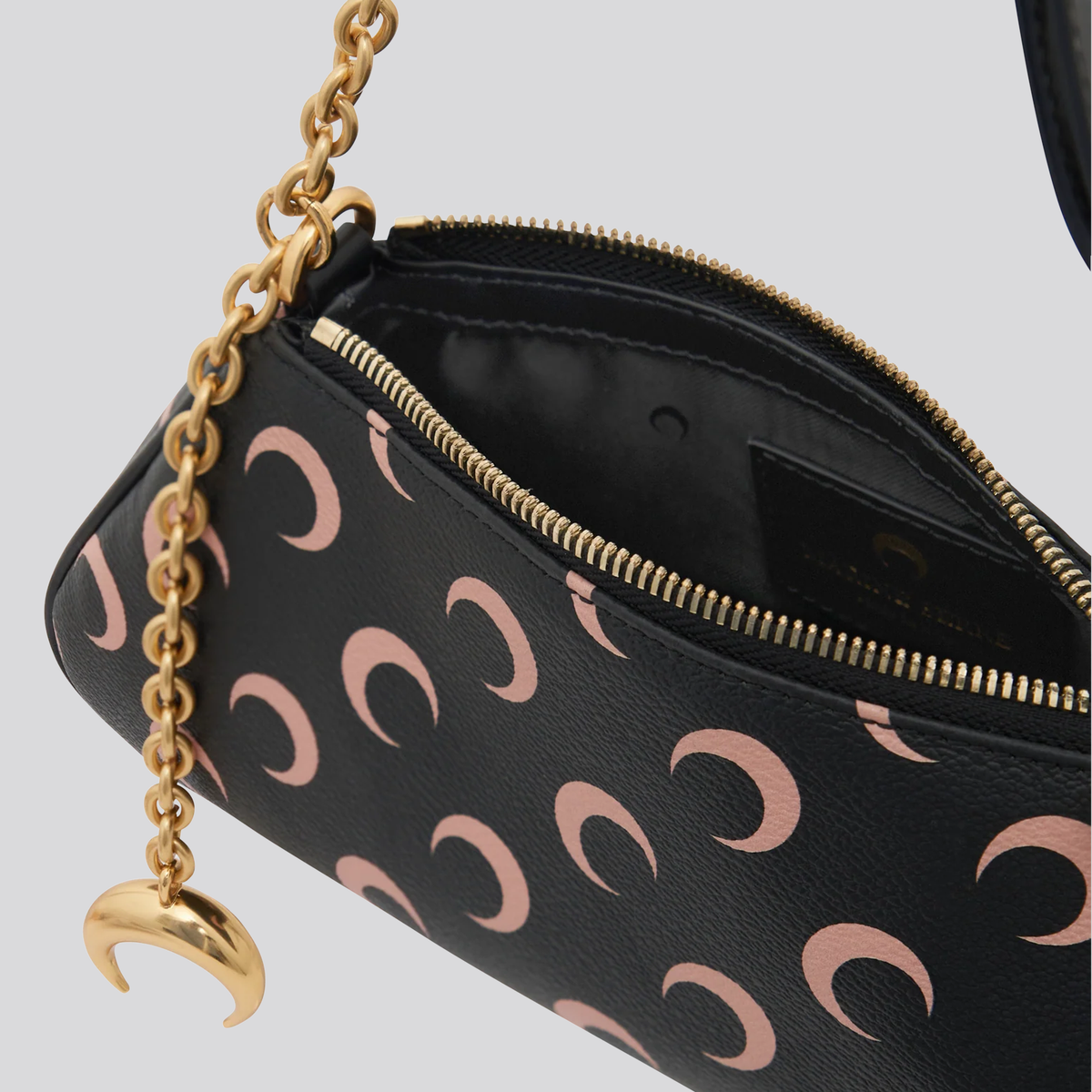 Cartera Negra Marine Serre Inverse Moon Canvas
