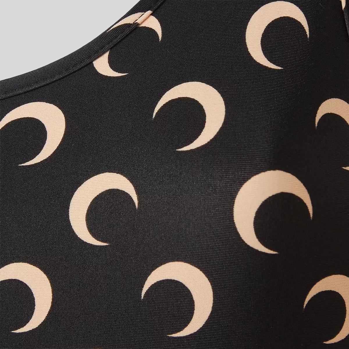 Body de Baño Negro Marine Serre Moon Printed