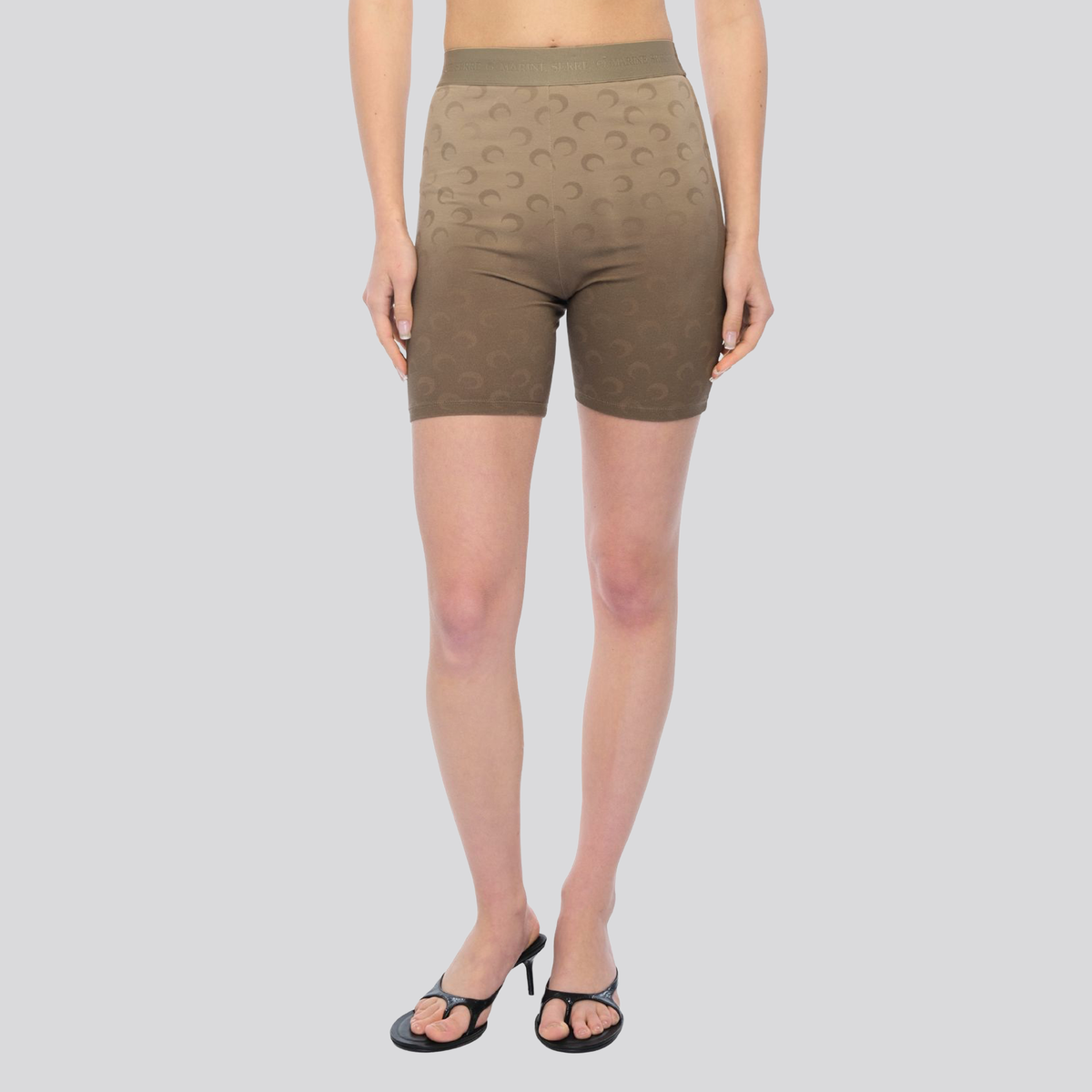 Legging Biker Beige Marine Serre Faded Mono