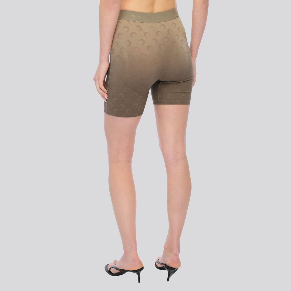 Legging Biker Beige Marine Serre Faded Mono