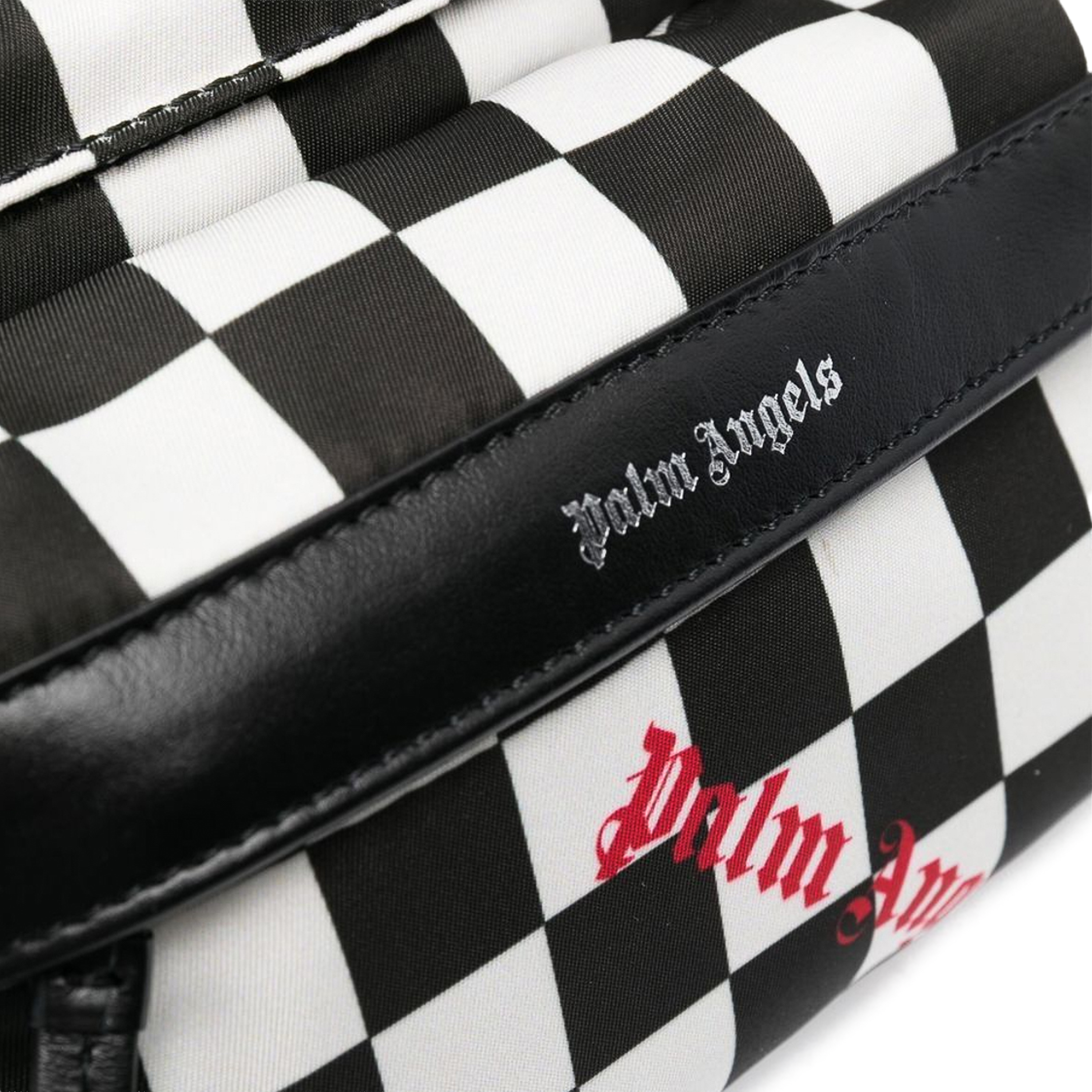 Riñonera Blanco Palm Angels Damier