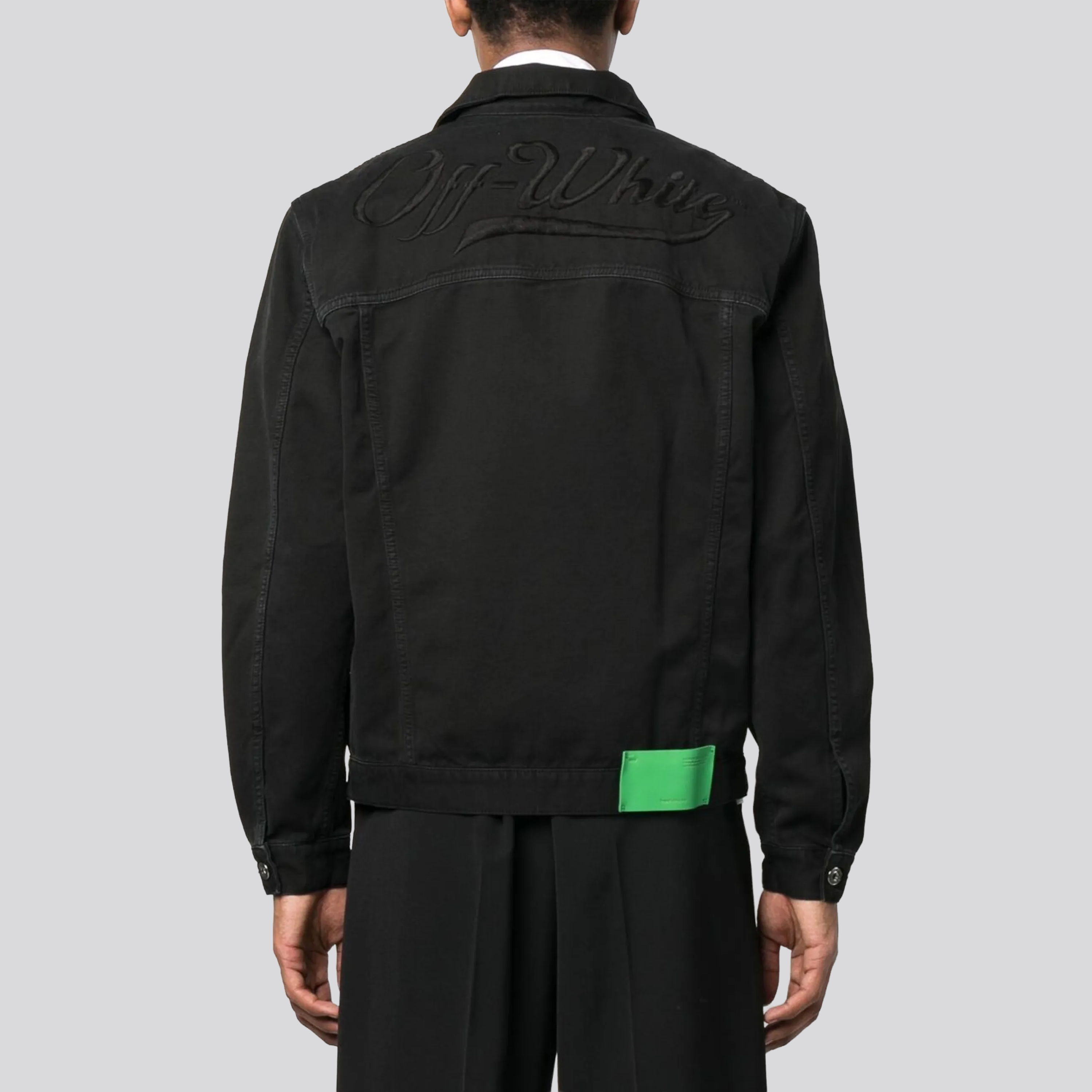 Chaqueta Negro Off-White Wave Off Chaqueta