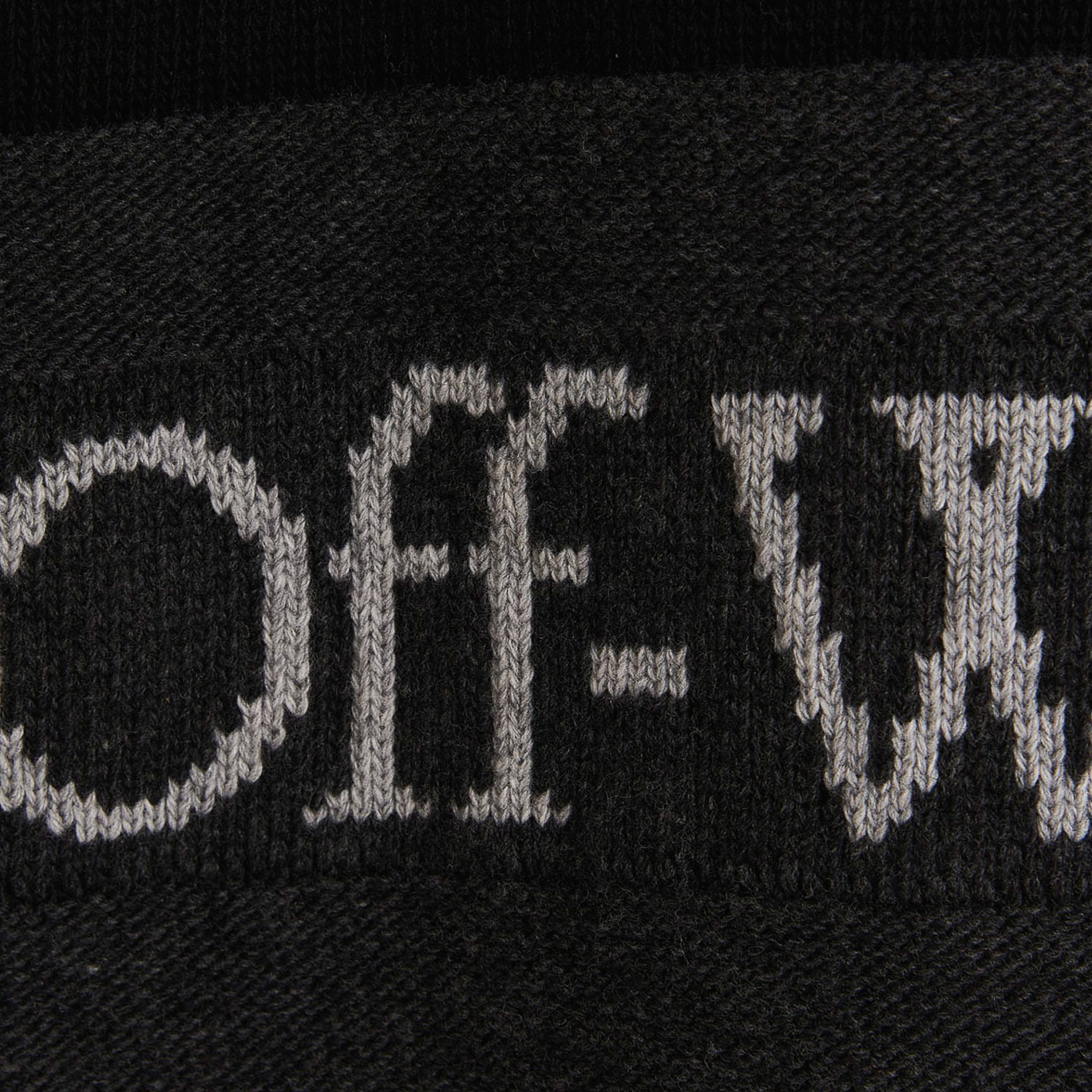 Suéter Negro Off-White Blocked