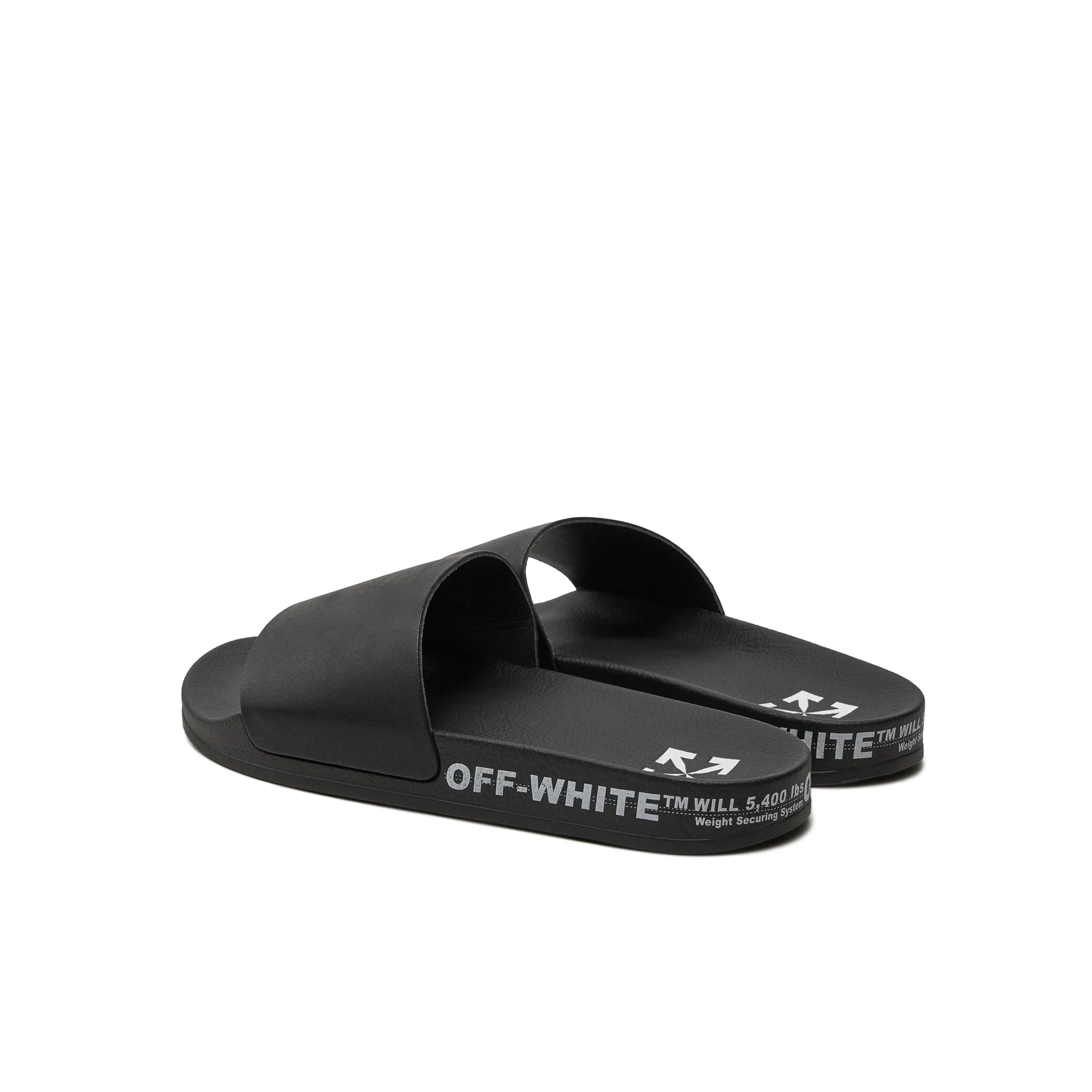 Sandalias Negras Off-White Industrial