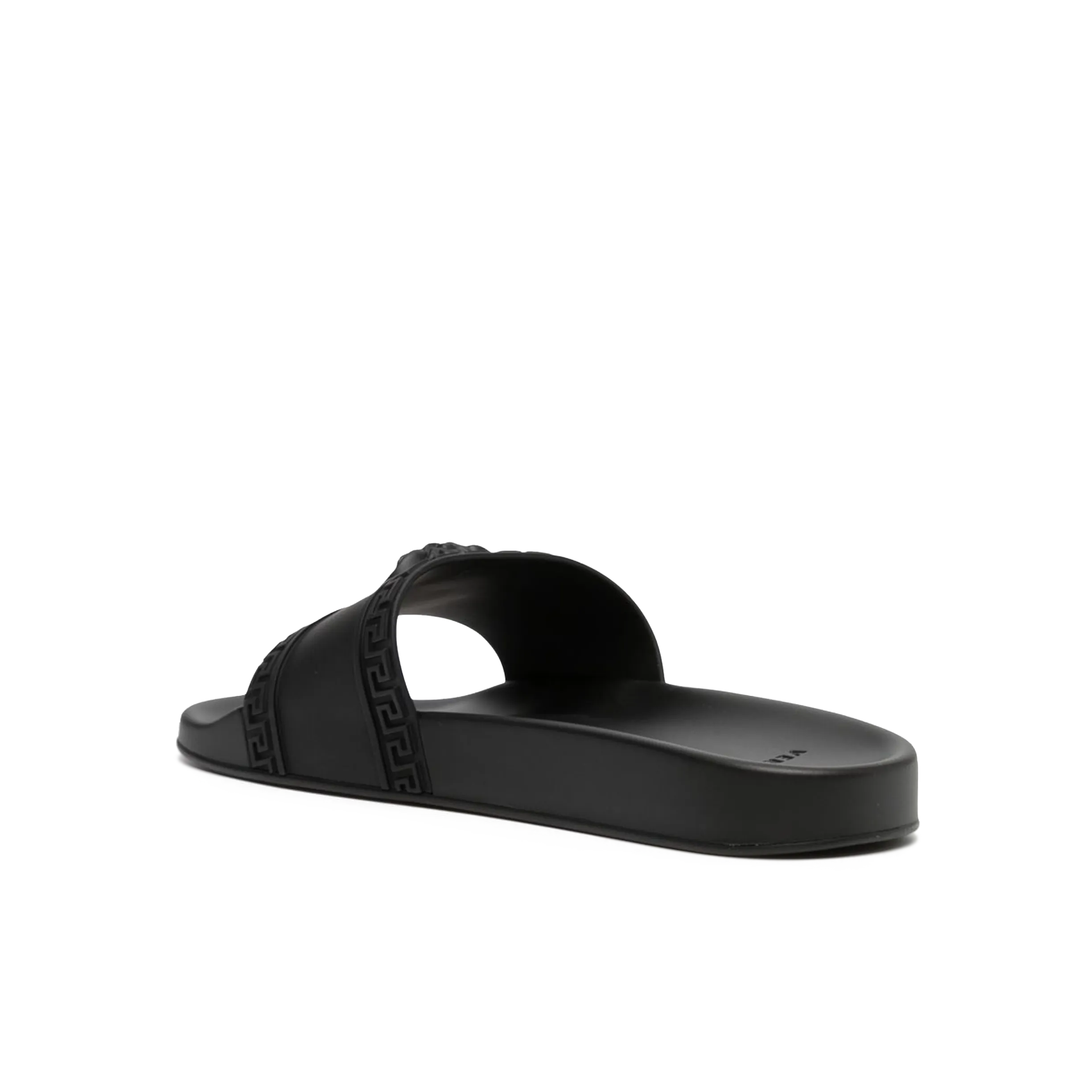 Sandalias Negras Versace Medusa