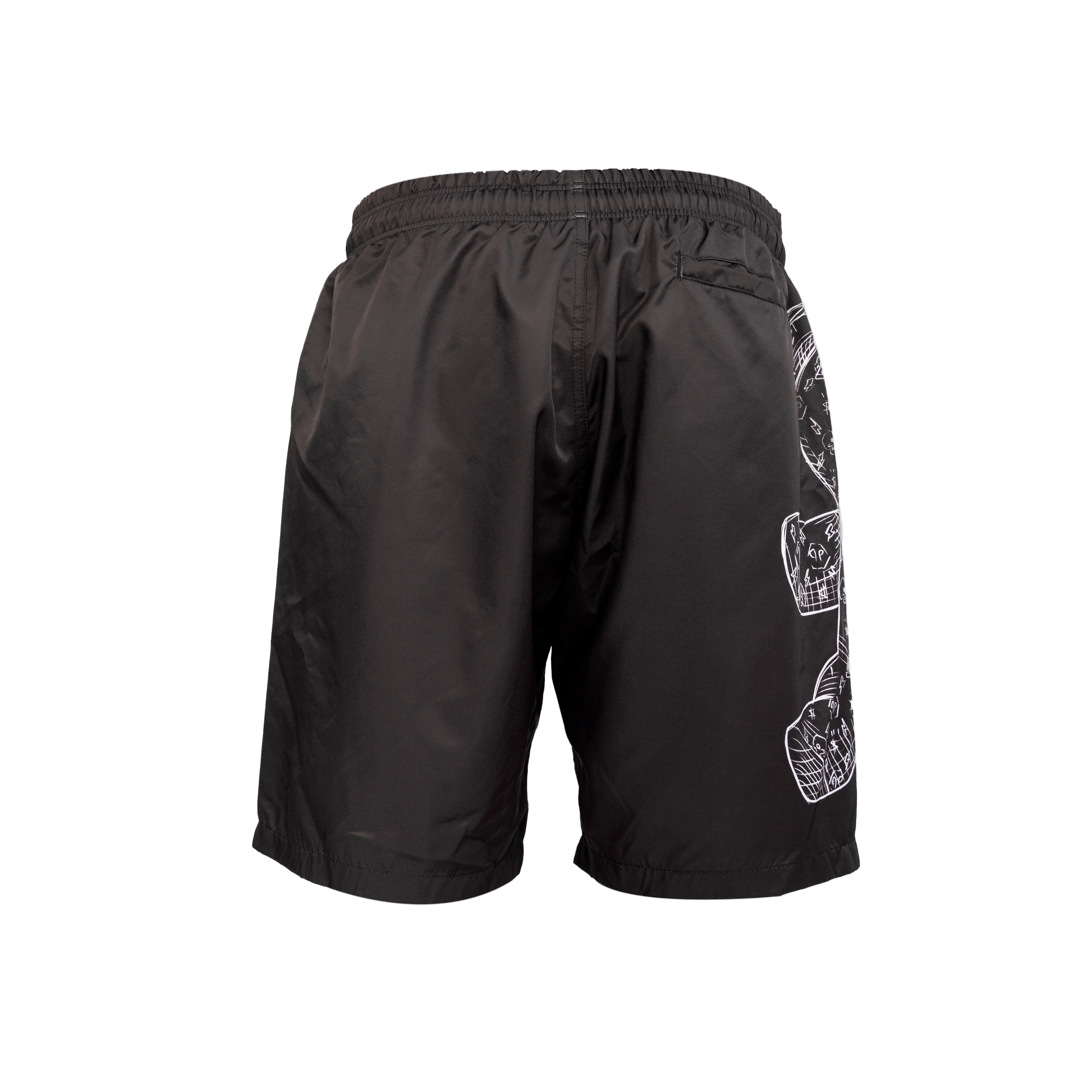 Pantaloneta Negra Philipp Plein Teddy Bear