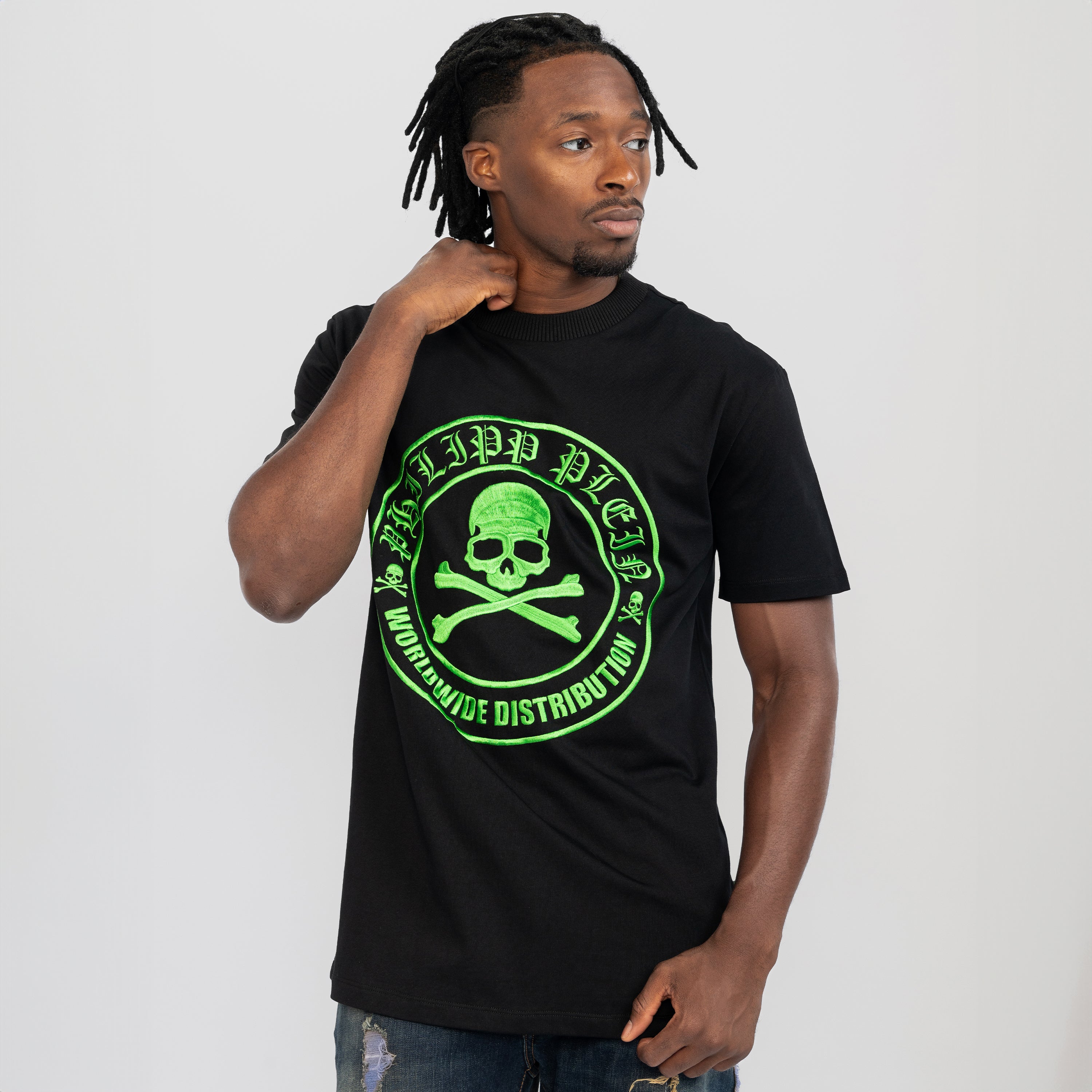 Camiseta Negra Philipp Plein Skull&Bones
