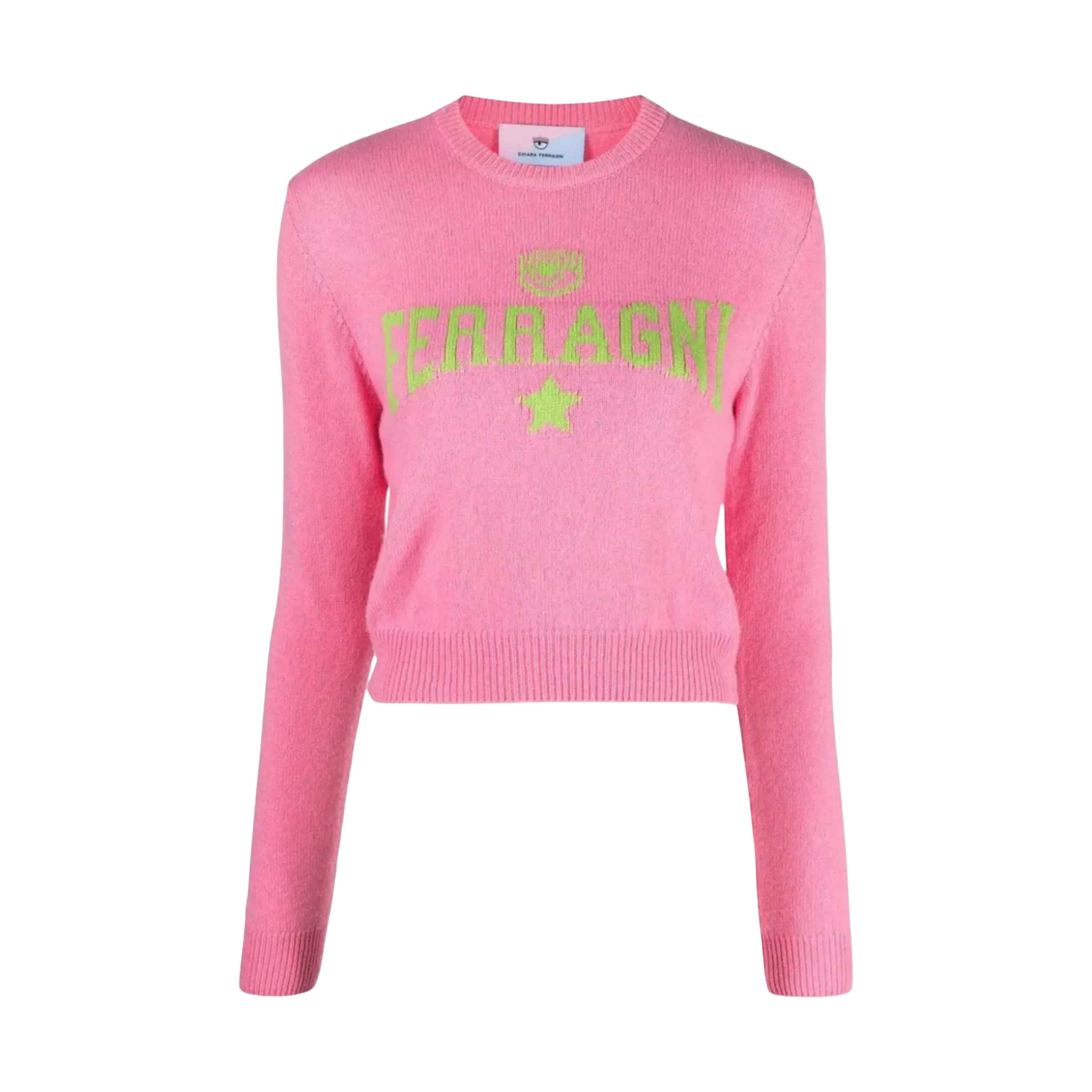 Buzo Rosado Chiara Ferragni Star Logo