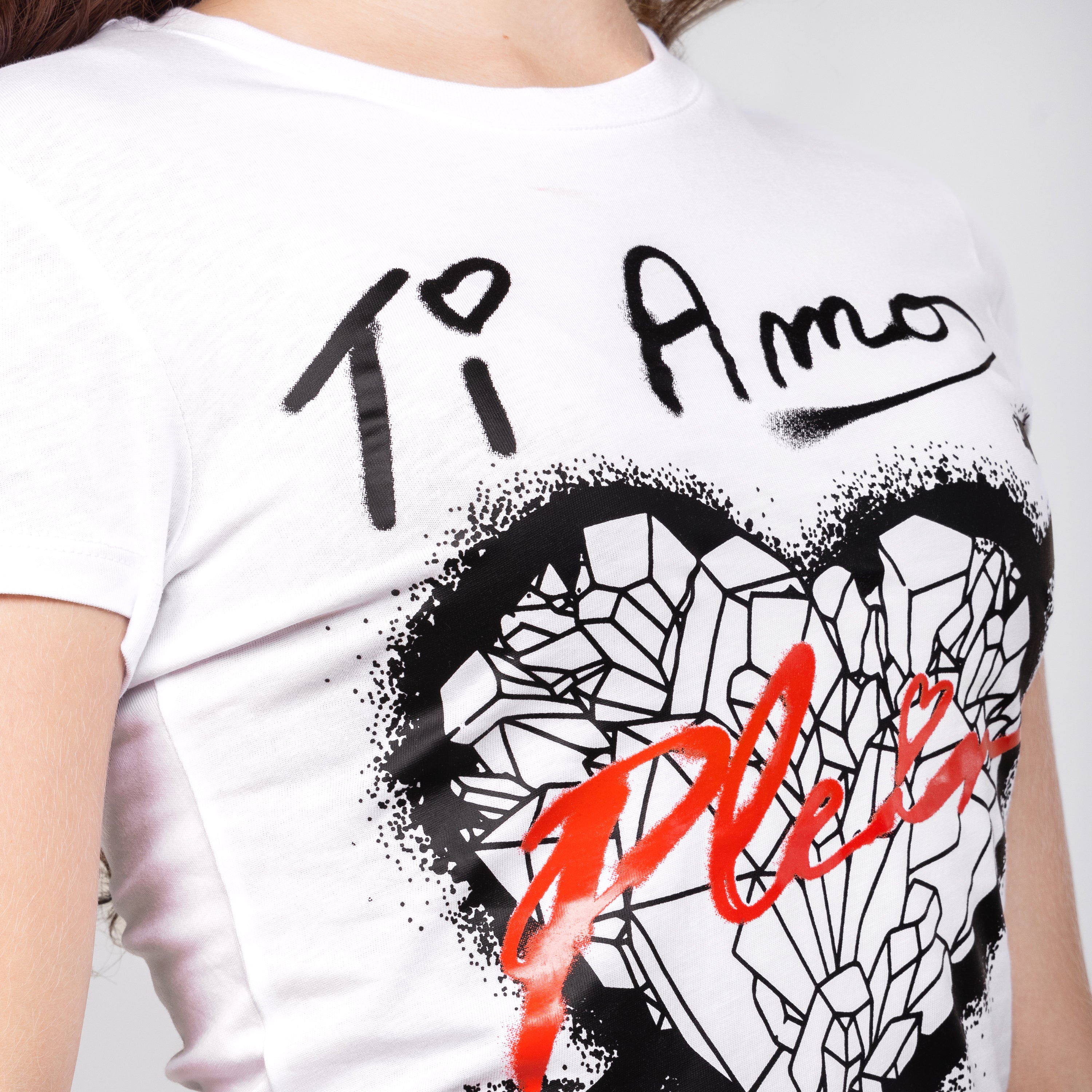 Camiseta Blanca Philipp Plein Ti Amo