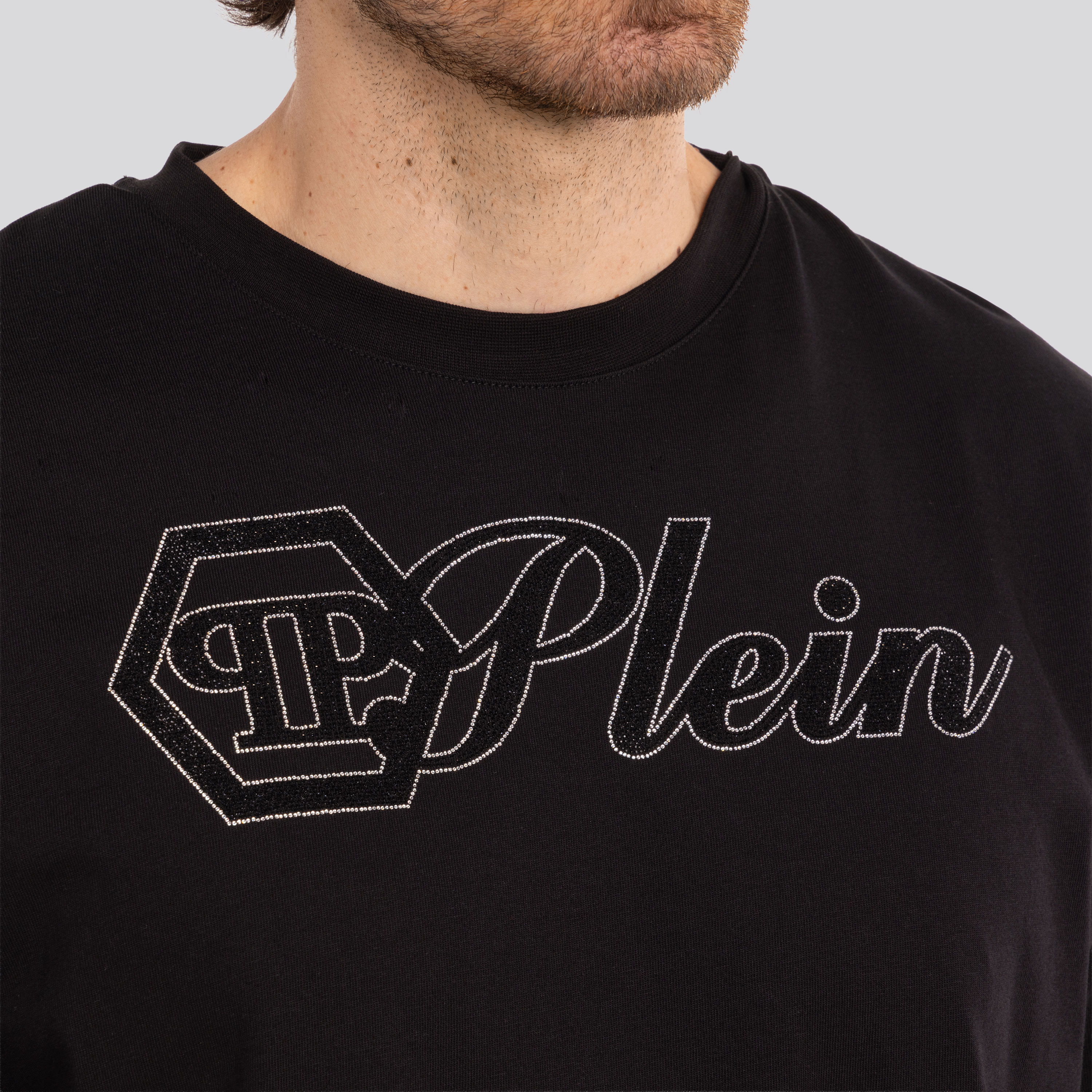 Camiseta Negra Philipp Plein Of Stones