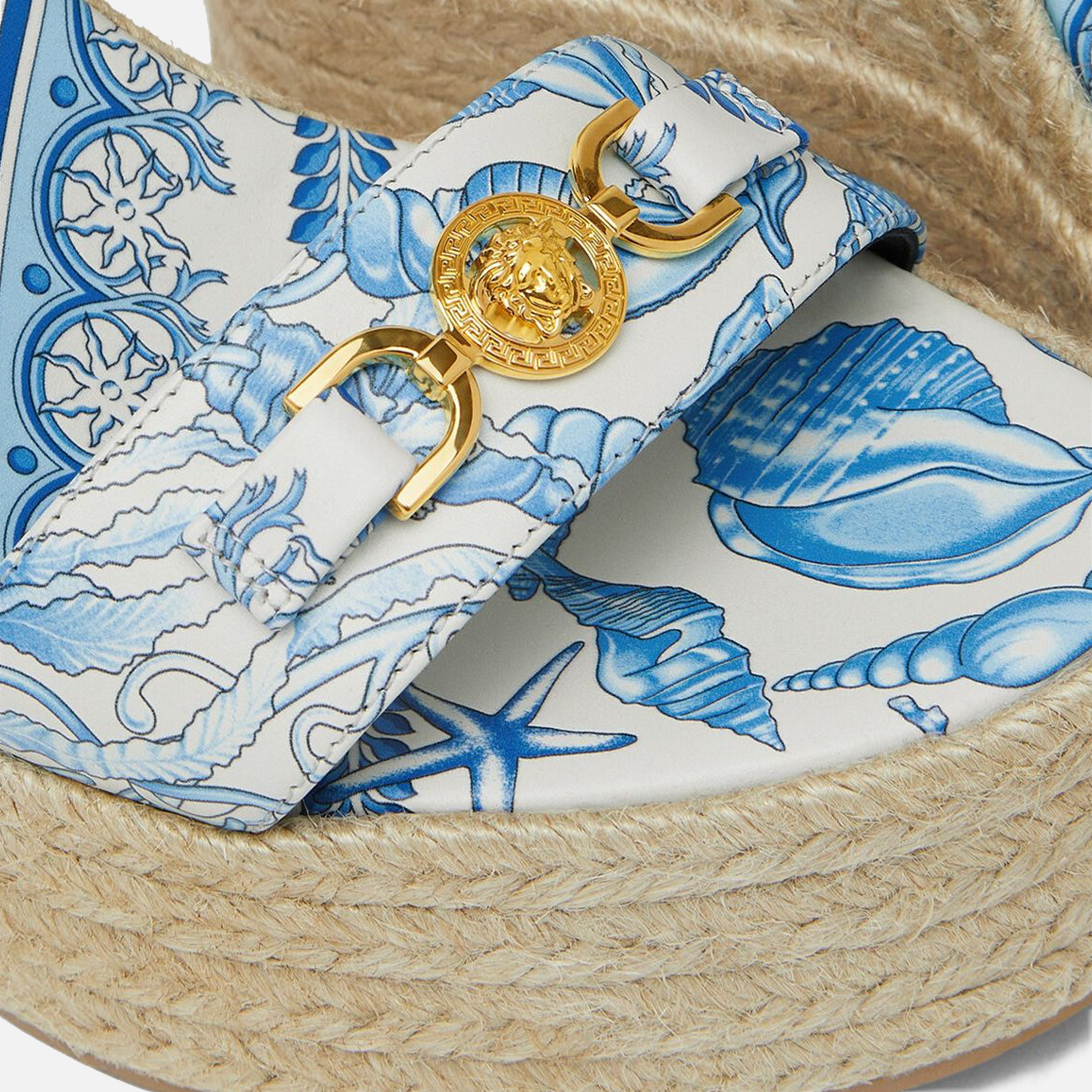 Sandalias Beige Versace Espadrille