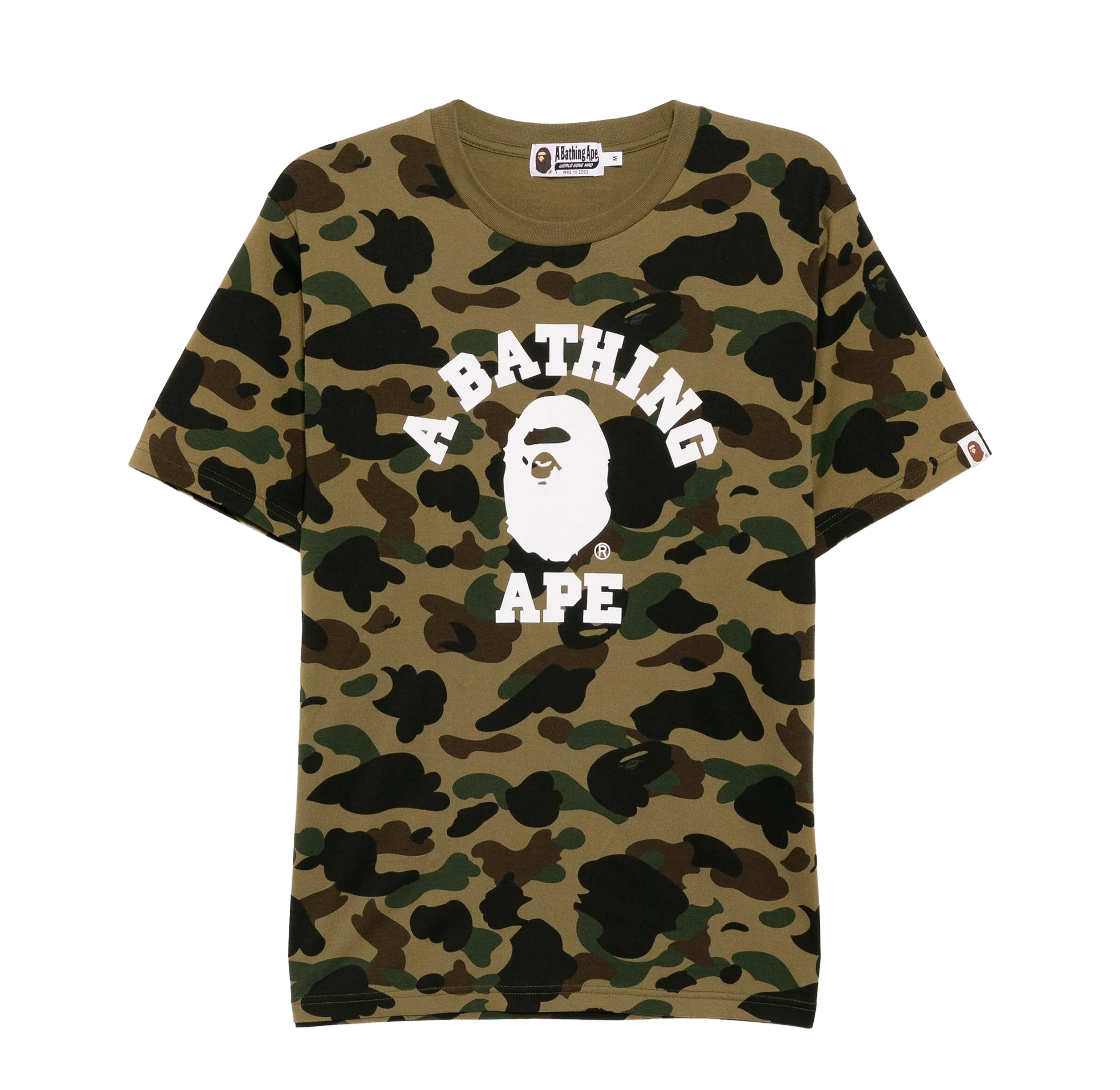 Camiseta Verde BAPE 1st Camo College