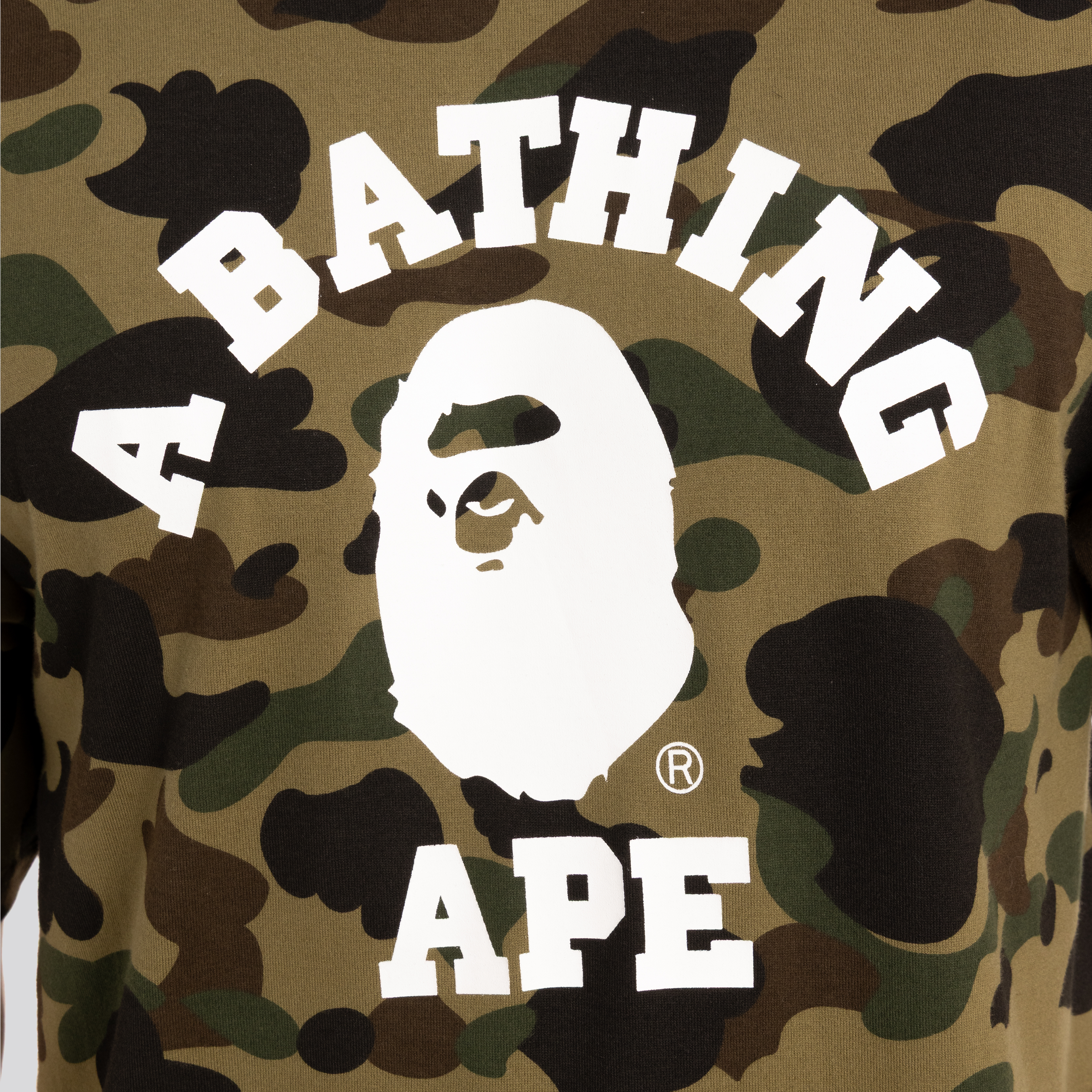 Camiseta Verde BAPE 1st Camo College