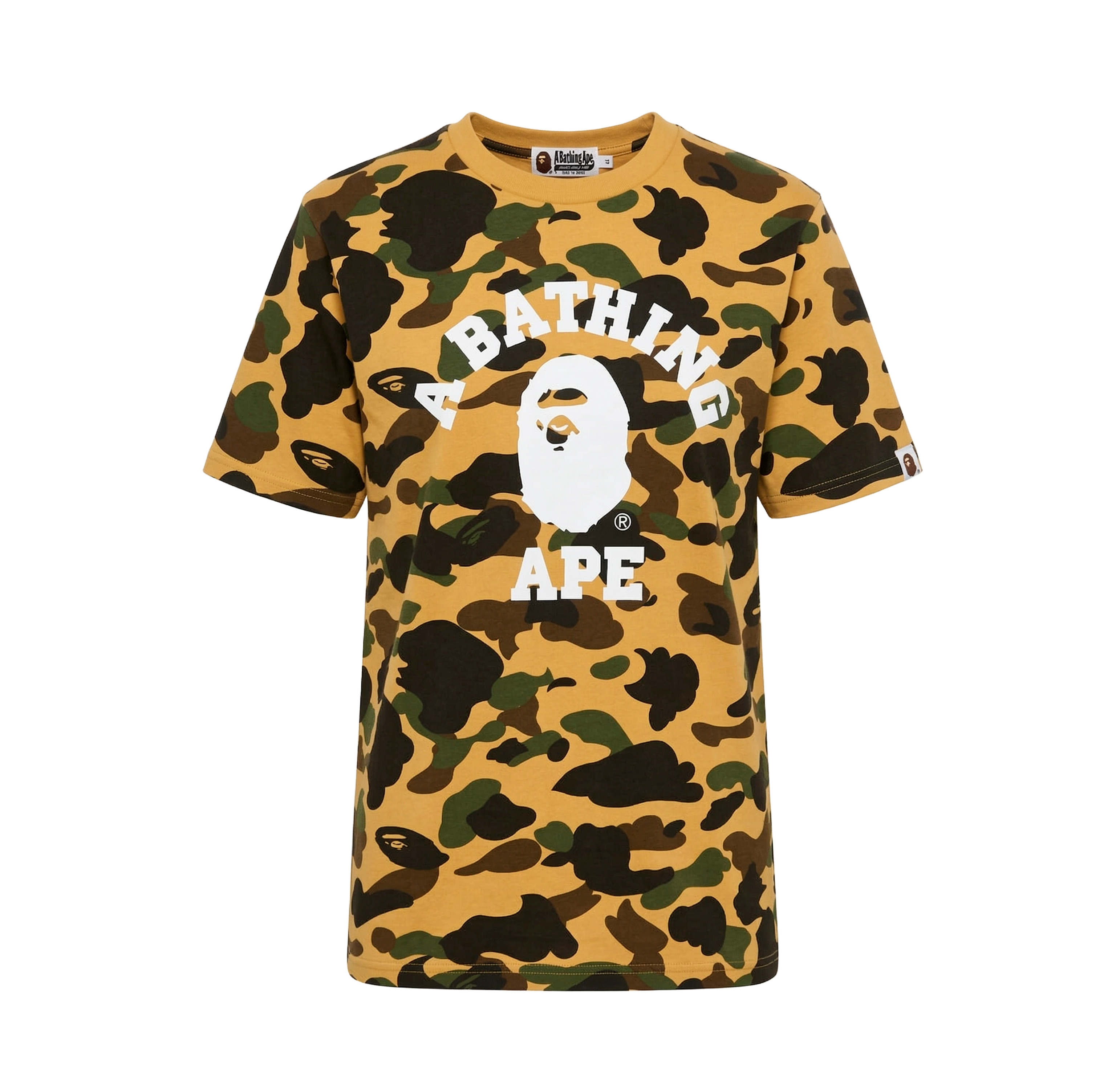 Camiseta Amarillo BAPE 1st Camo College