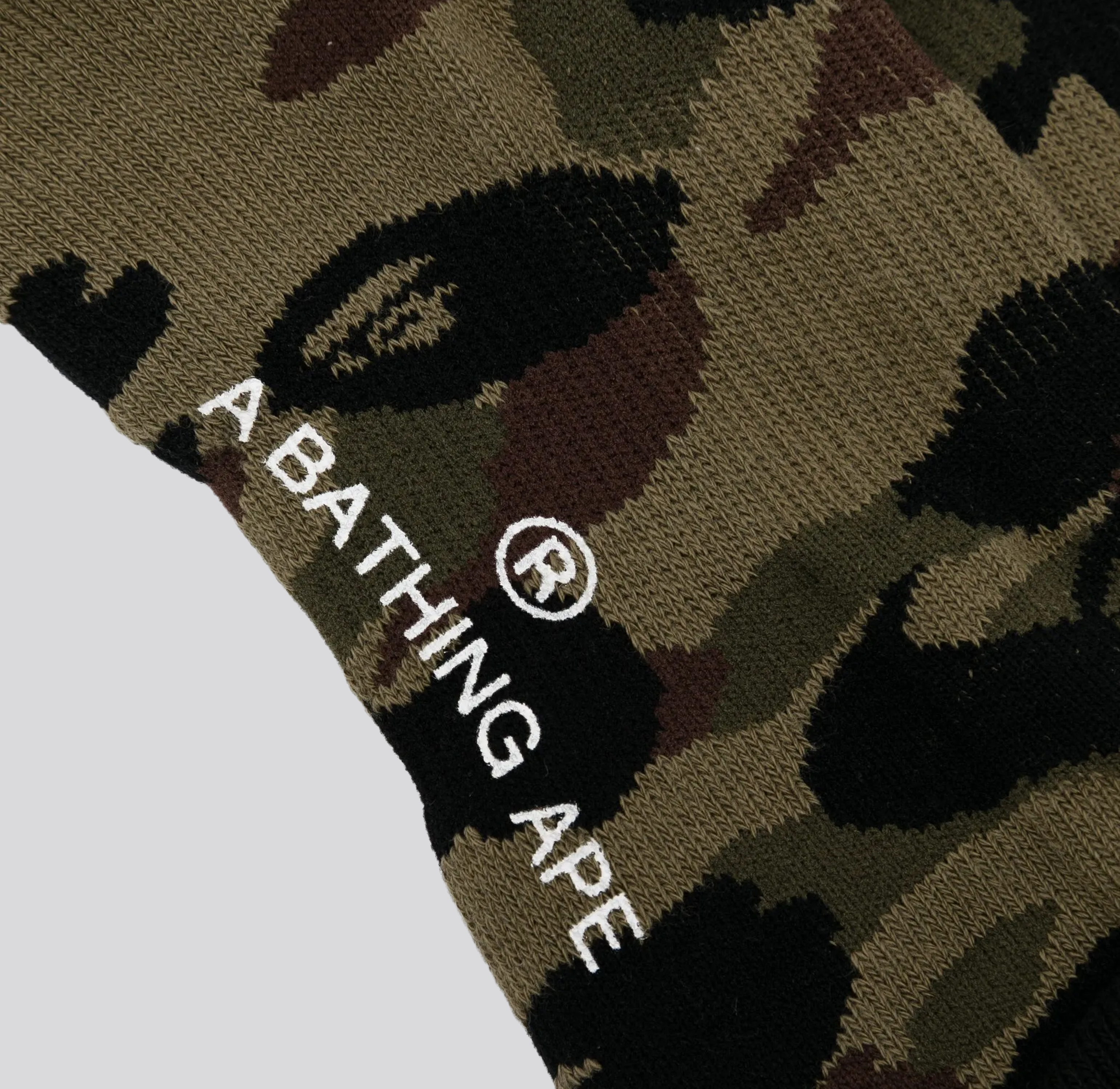 Medias Verdes BAPE 1st Camo Ape Head