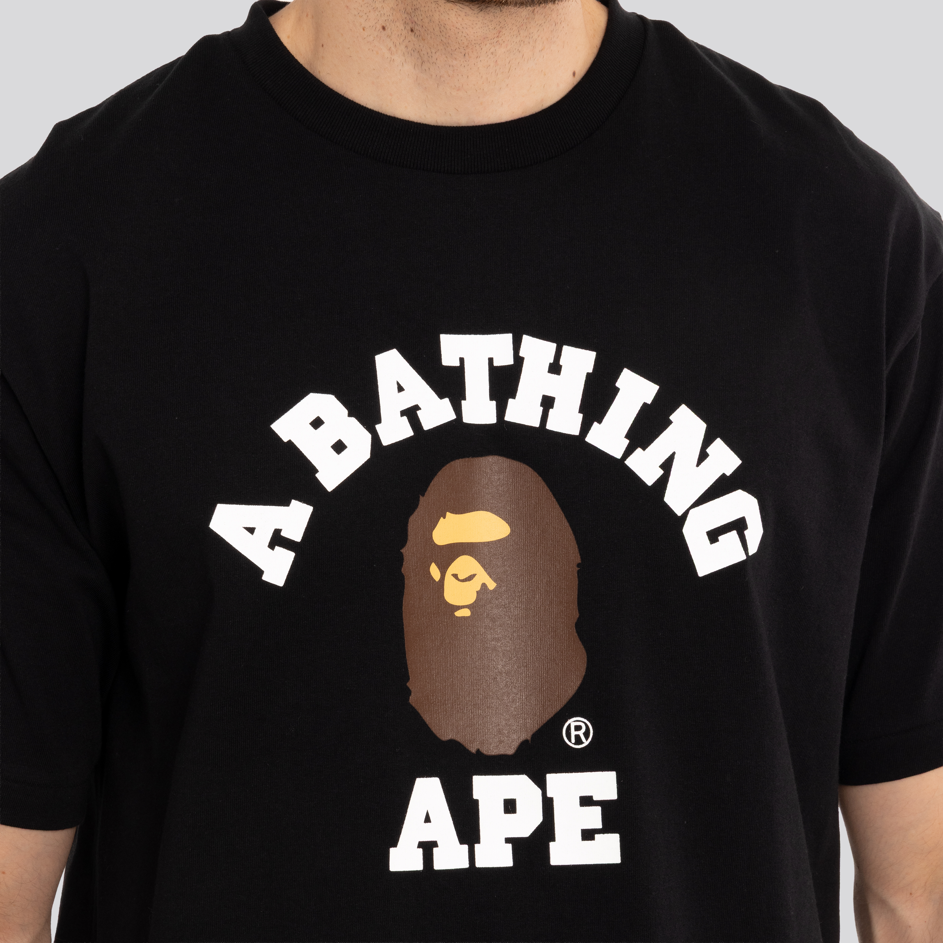 Camiseta Negra BAPE Ape College