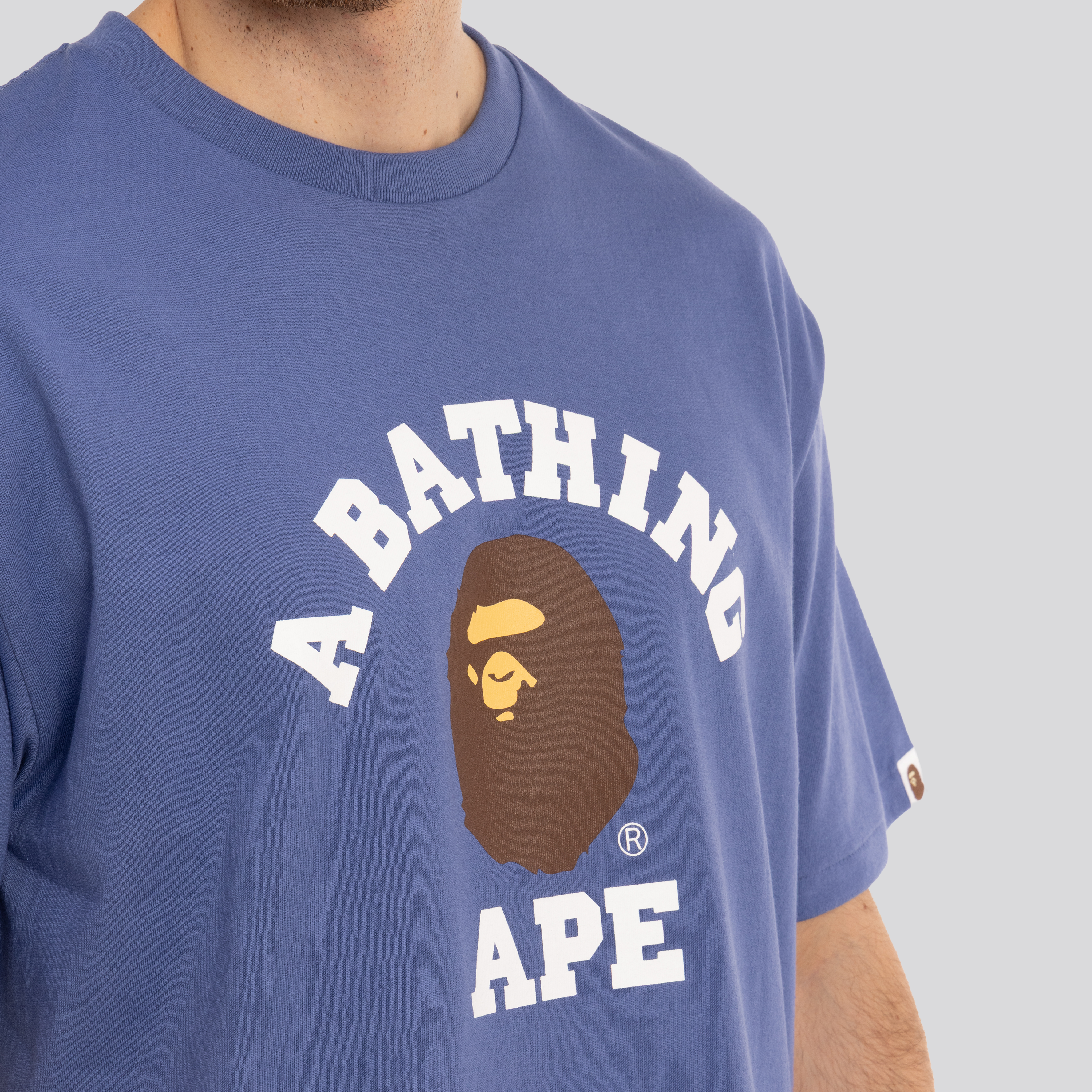 Camiseta Azul BAPE Ape College