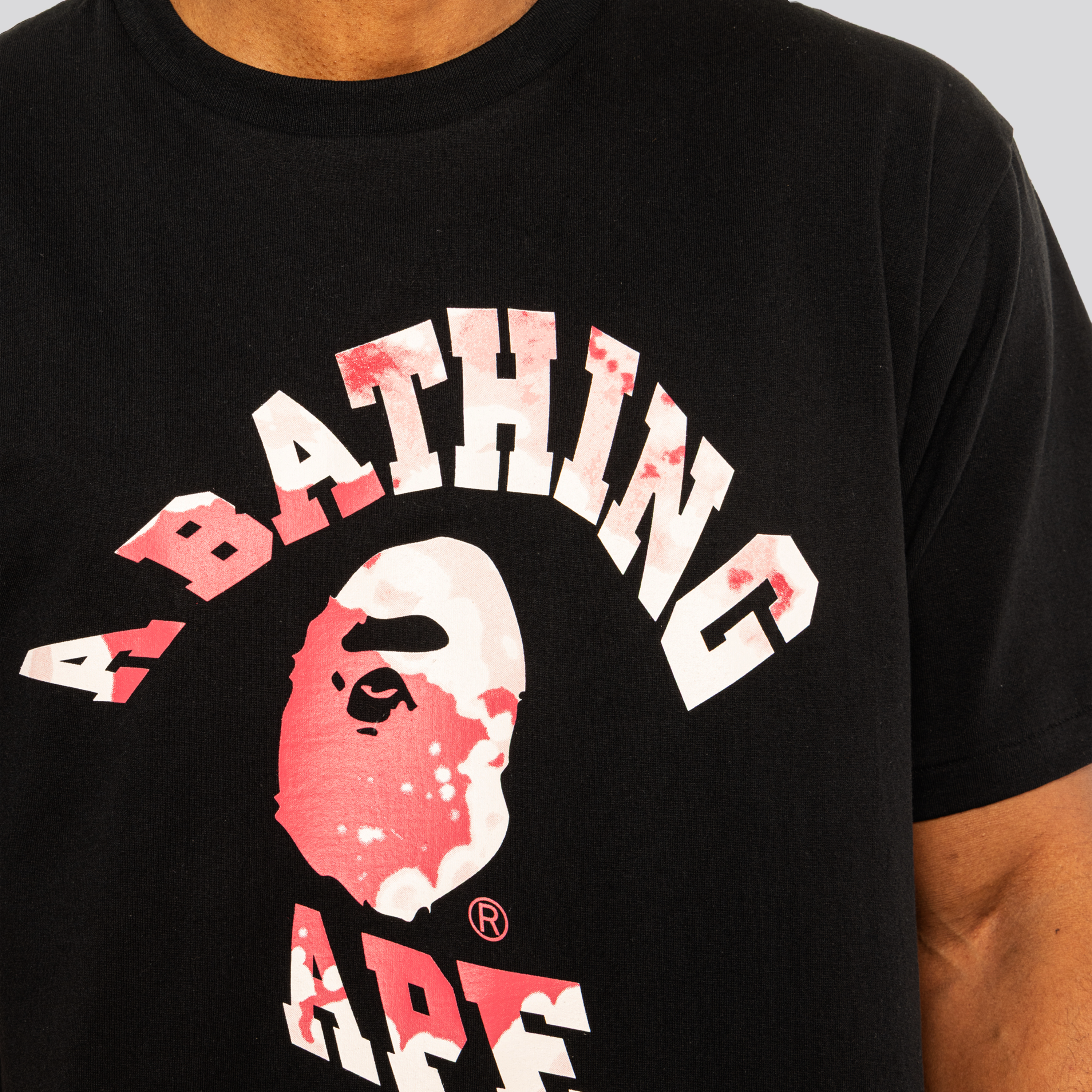 Camiseta Negra BAPE Dye Twist By Bathing Ape
